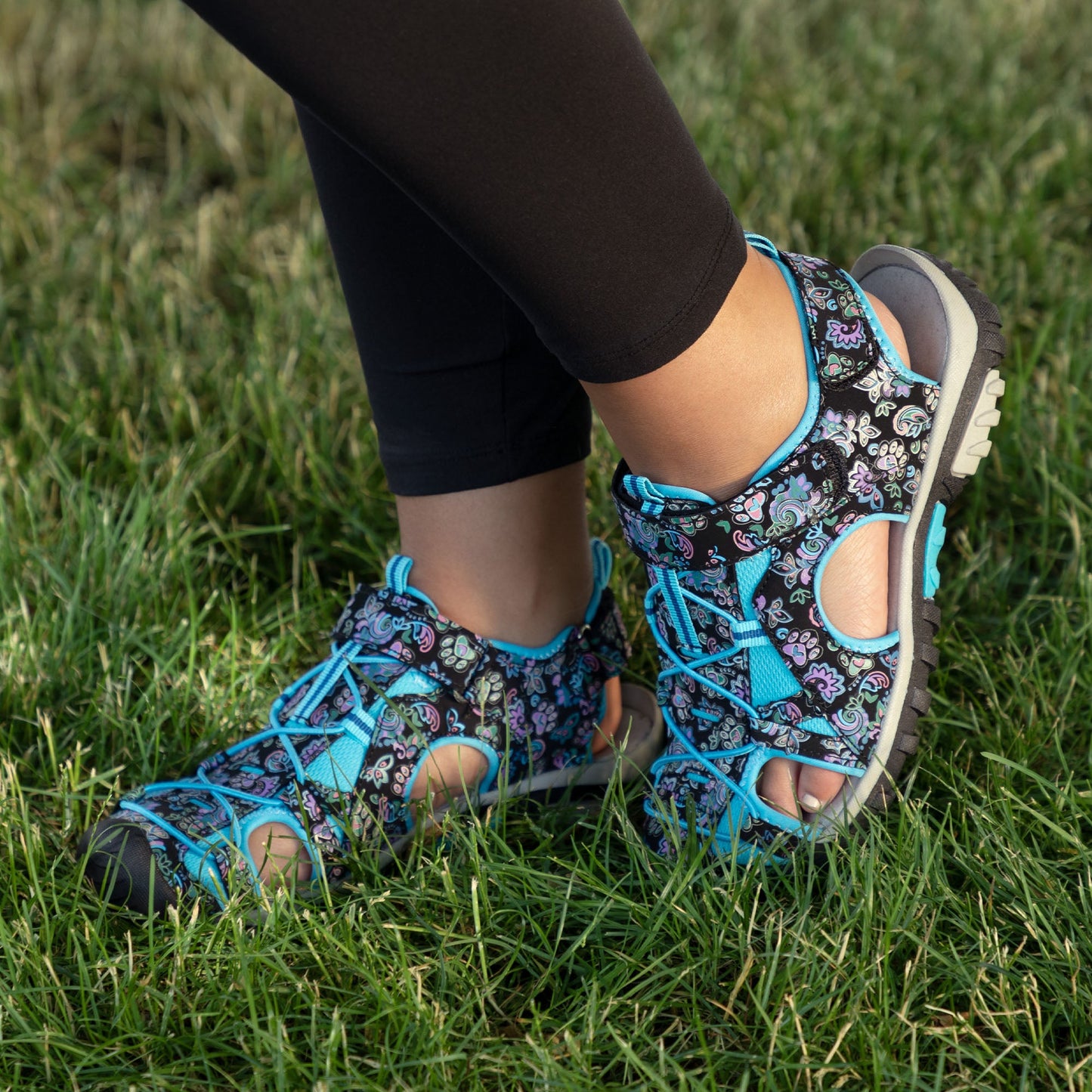 Walking Paws Adjustable Closed Toe Sport Sandals