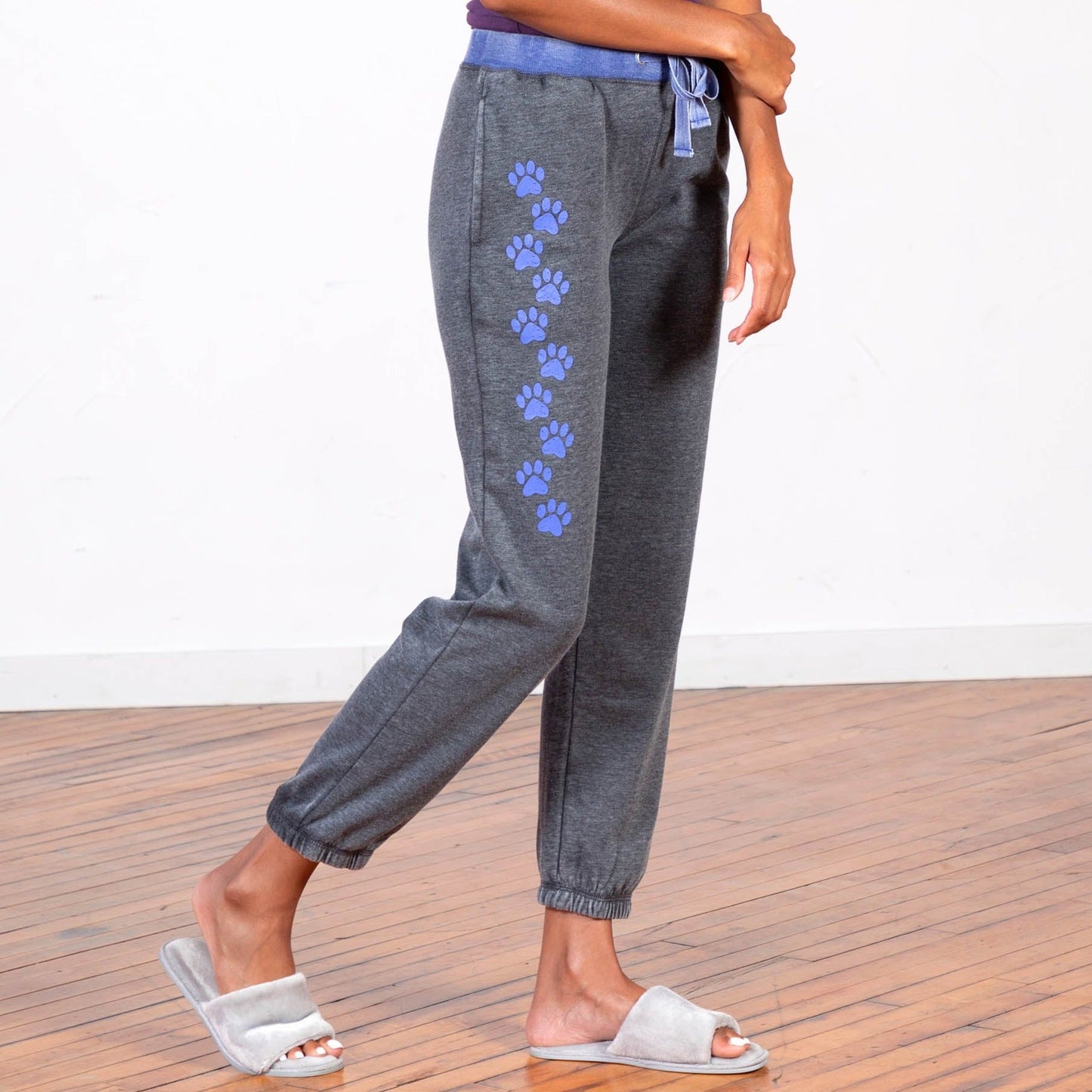 Walking Paws Burnout Sweatpants with Pockets