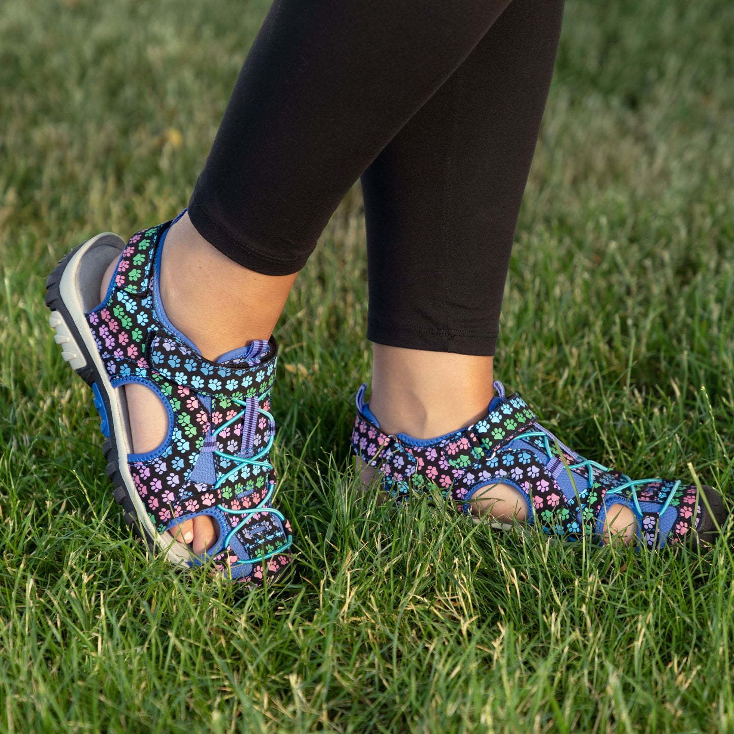 Walking Paws Adjustable Closed Toe Sport Sandals