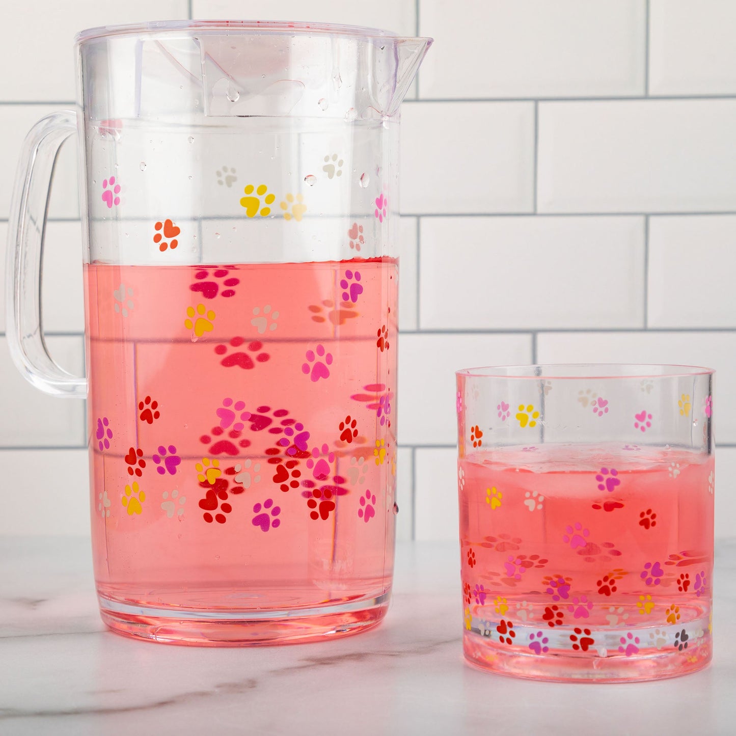 Tumbling Paws Outdoor Glasses - Set of 4