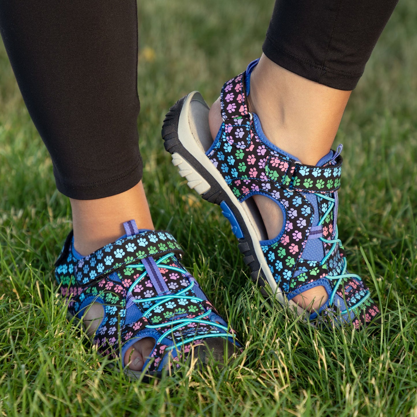 Walking Paws Adjustable Closed Toe Sport Sandals