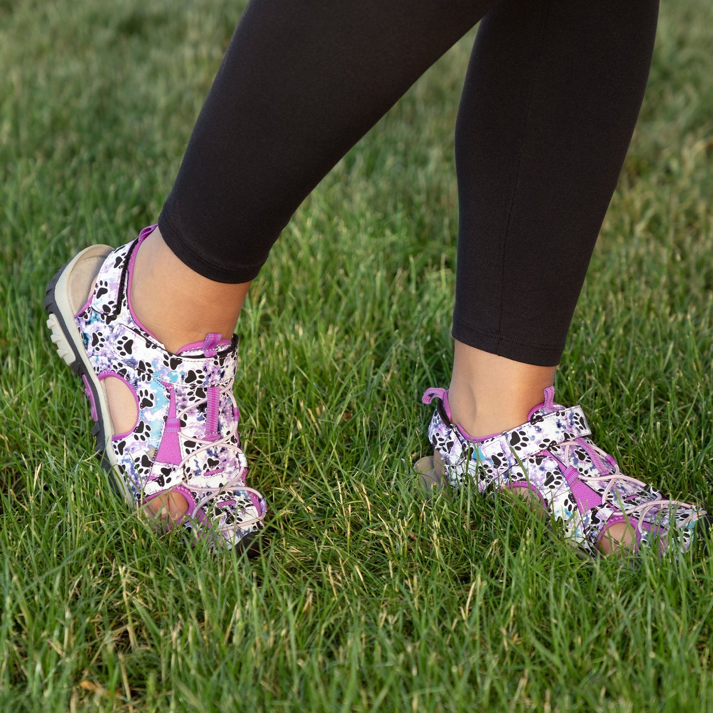 Walking Paws Adjustable Closed Toe Sport Sandals