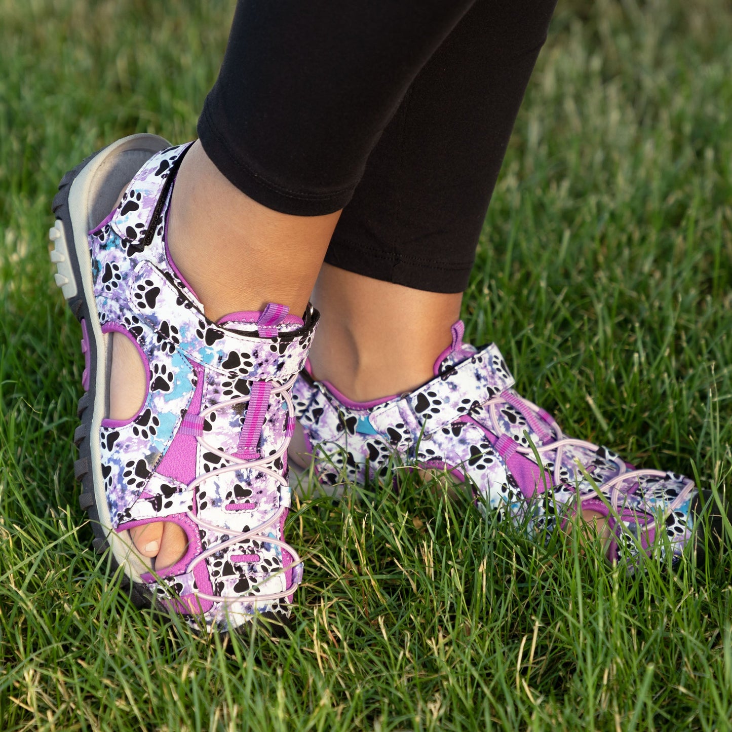 Walking Paws Adjustable Closed Toe Sport Sandals