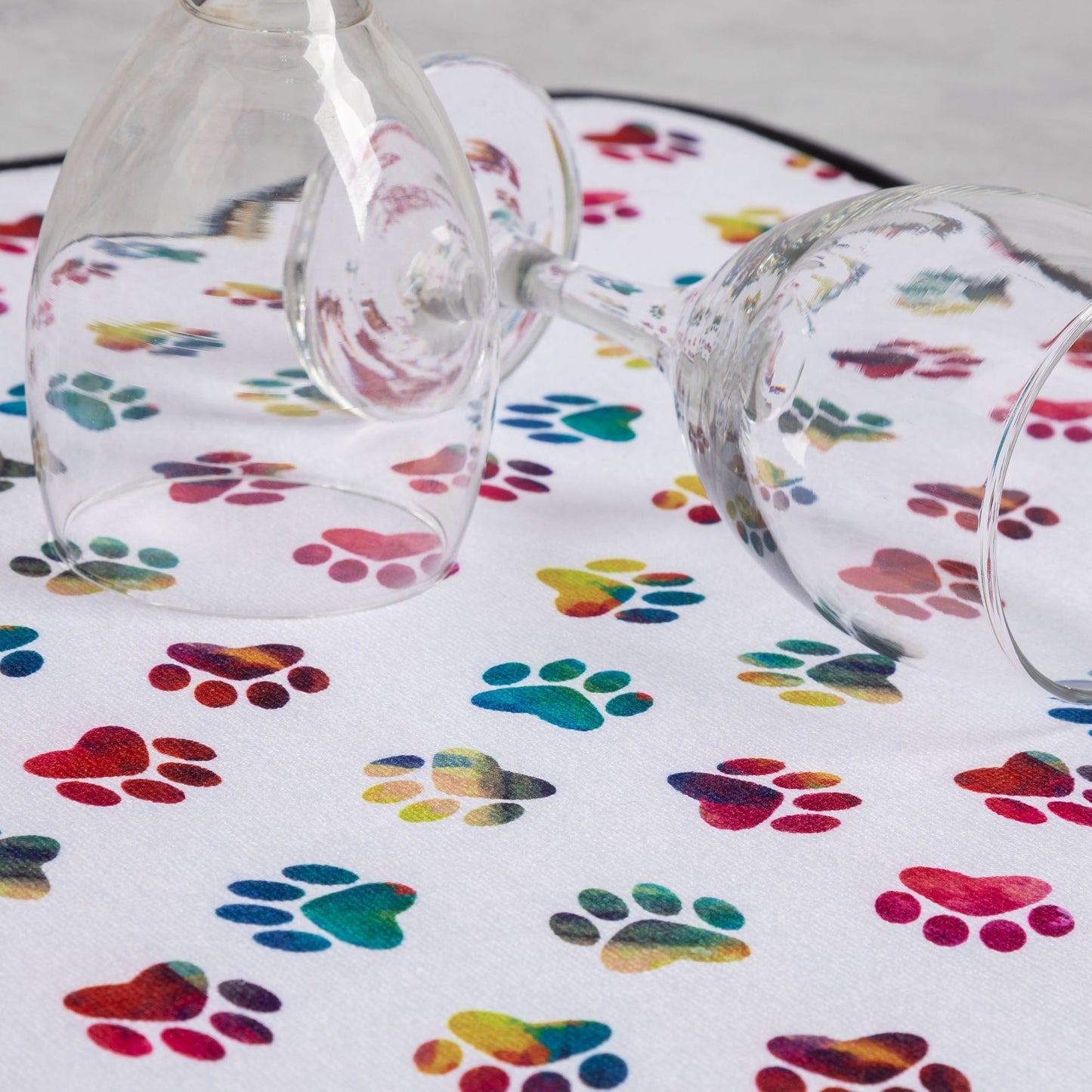 Ombre Paws Double Sided Dish Drying Mat