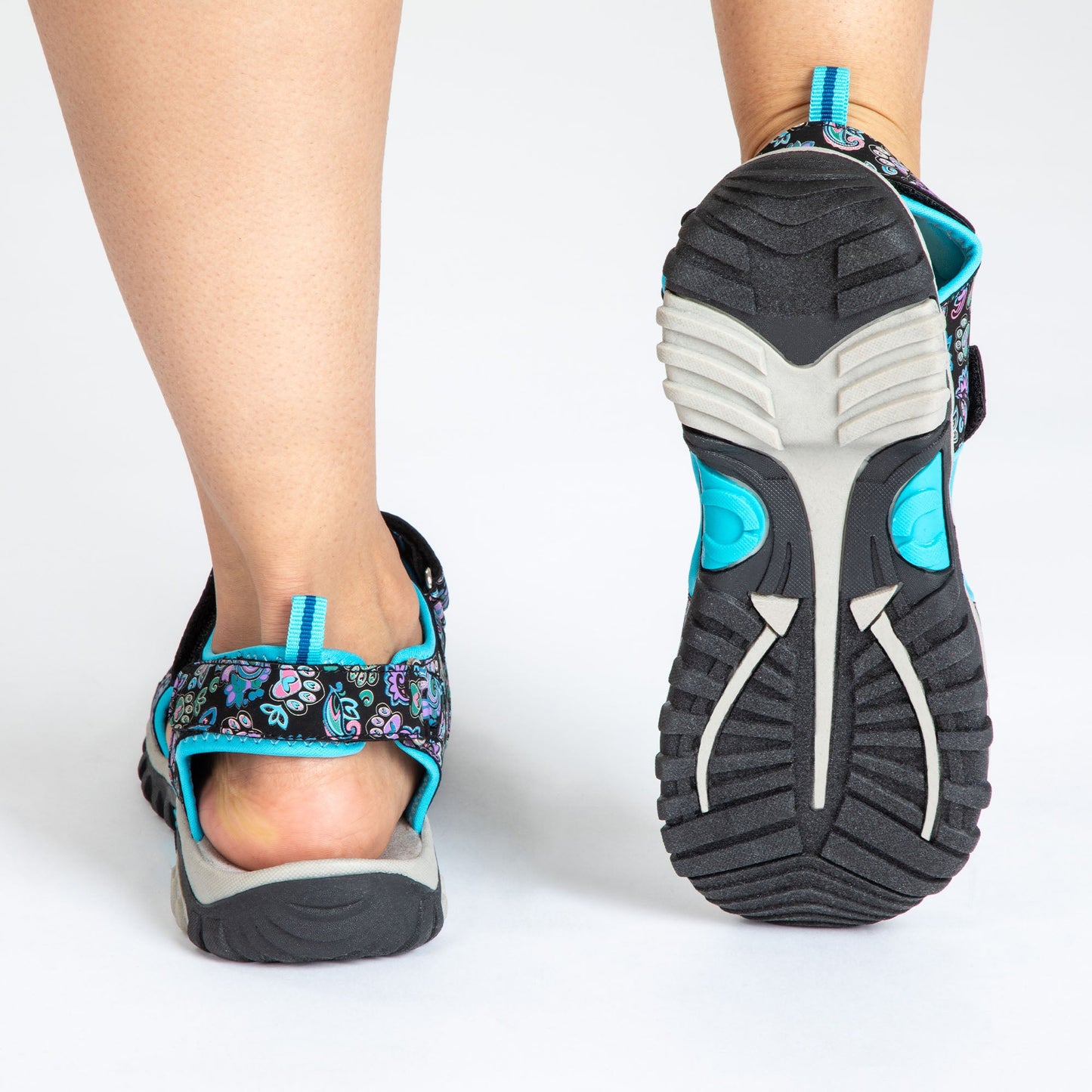 Walking Paws Adjustable Closed Toe Sport Sandals