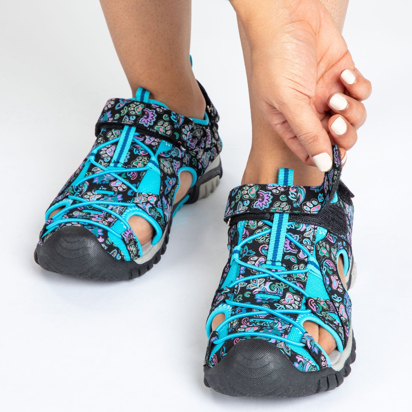 Walking Paws Adjustable Closed Toe Sport Sandals