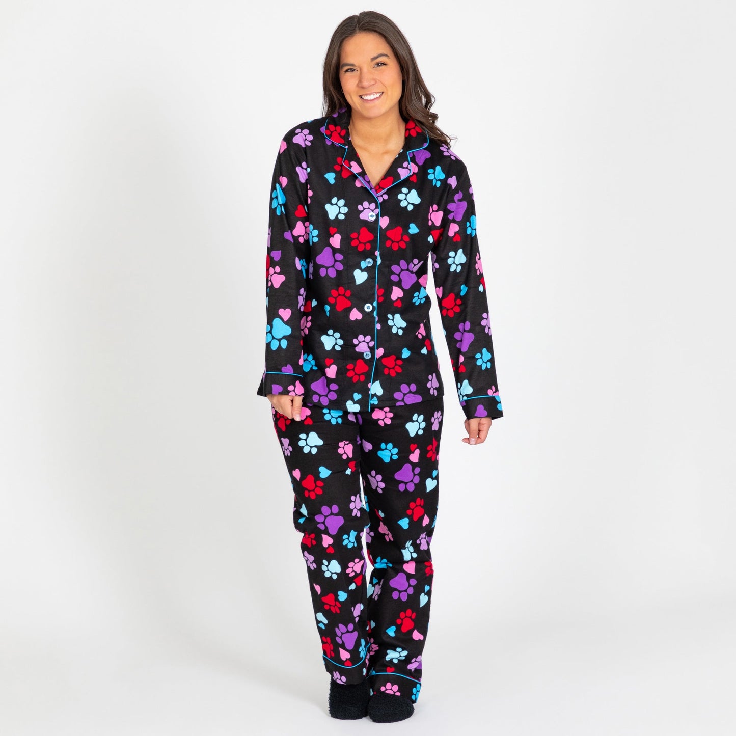 Loving Paws Flannel Pajama Set