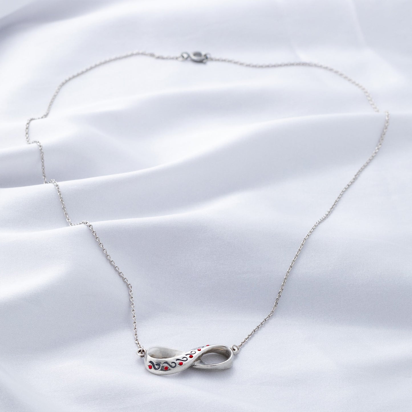 Diabetes Awareness Infinity Necklace