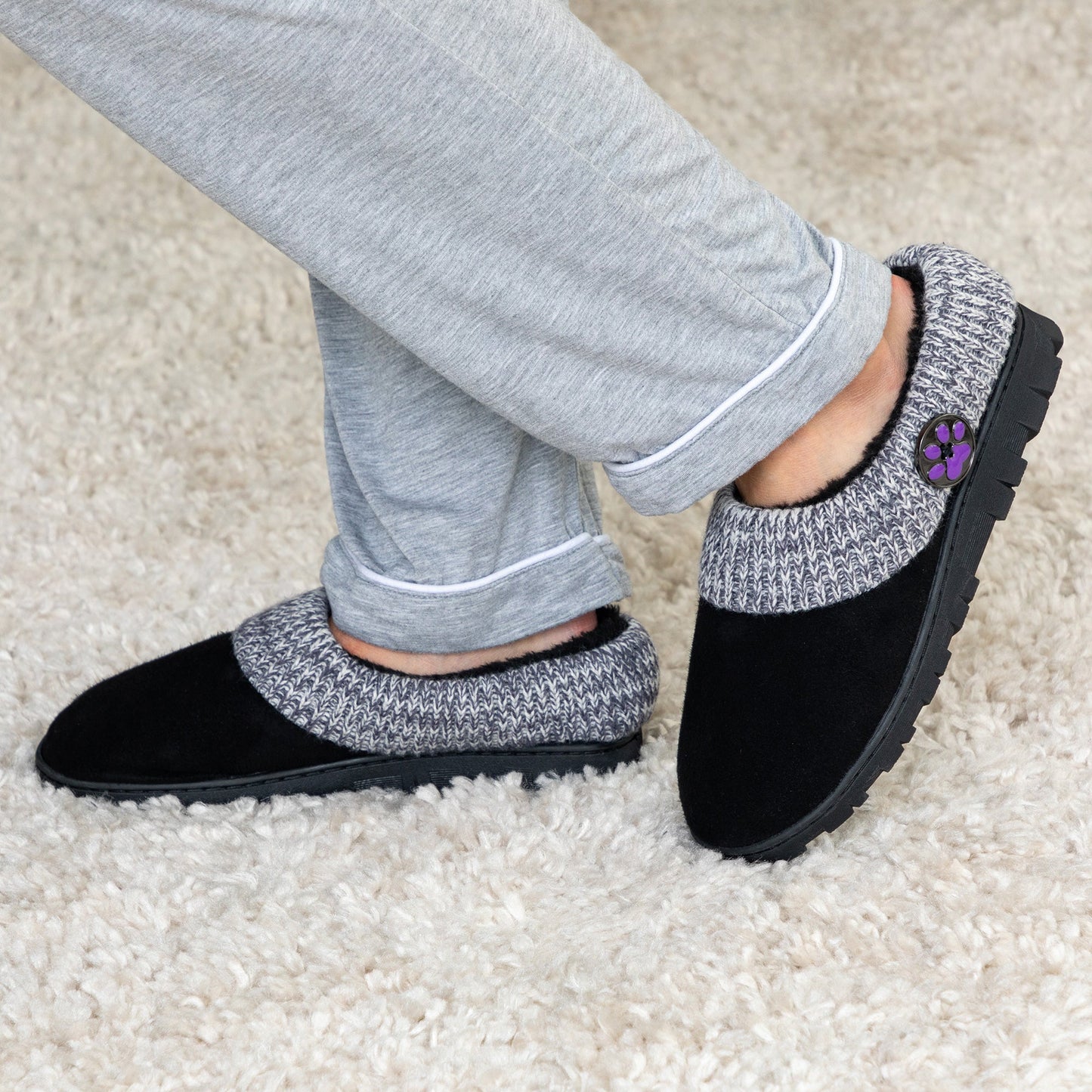 Purple Paw Comfy Clog Slipper Shoes