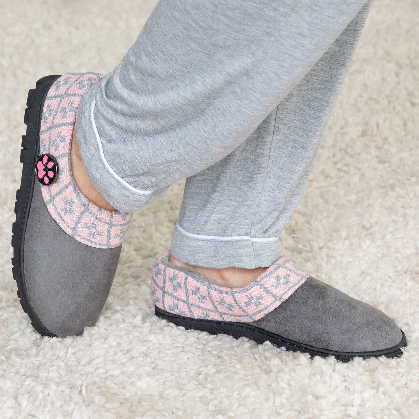 Purple Paw Comfy Clog Slipper Shoes