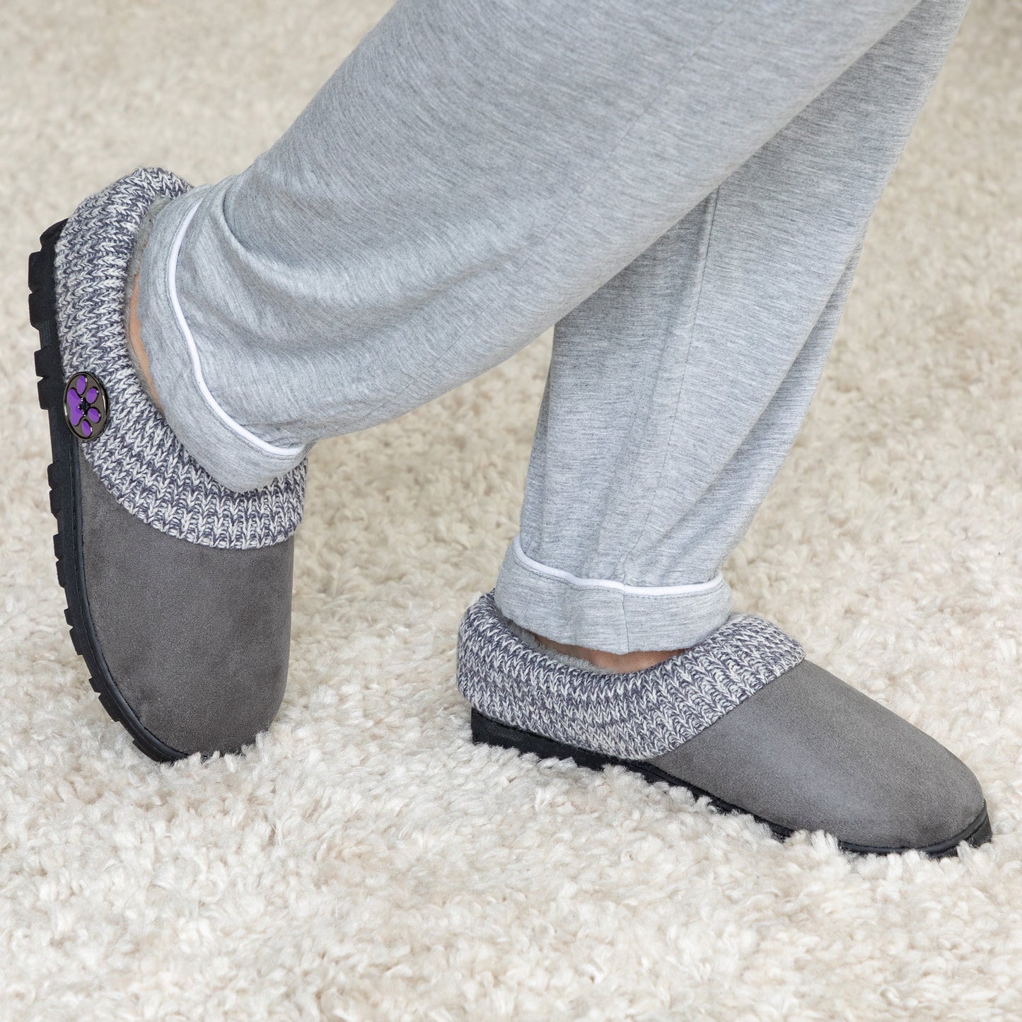 Purple Paw Comfy Clog Slipper Shoes