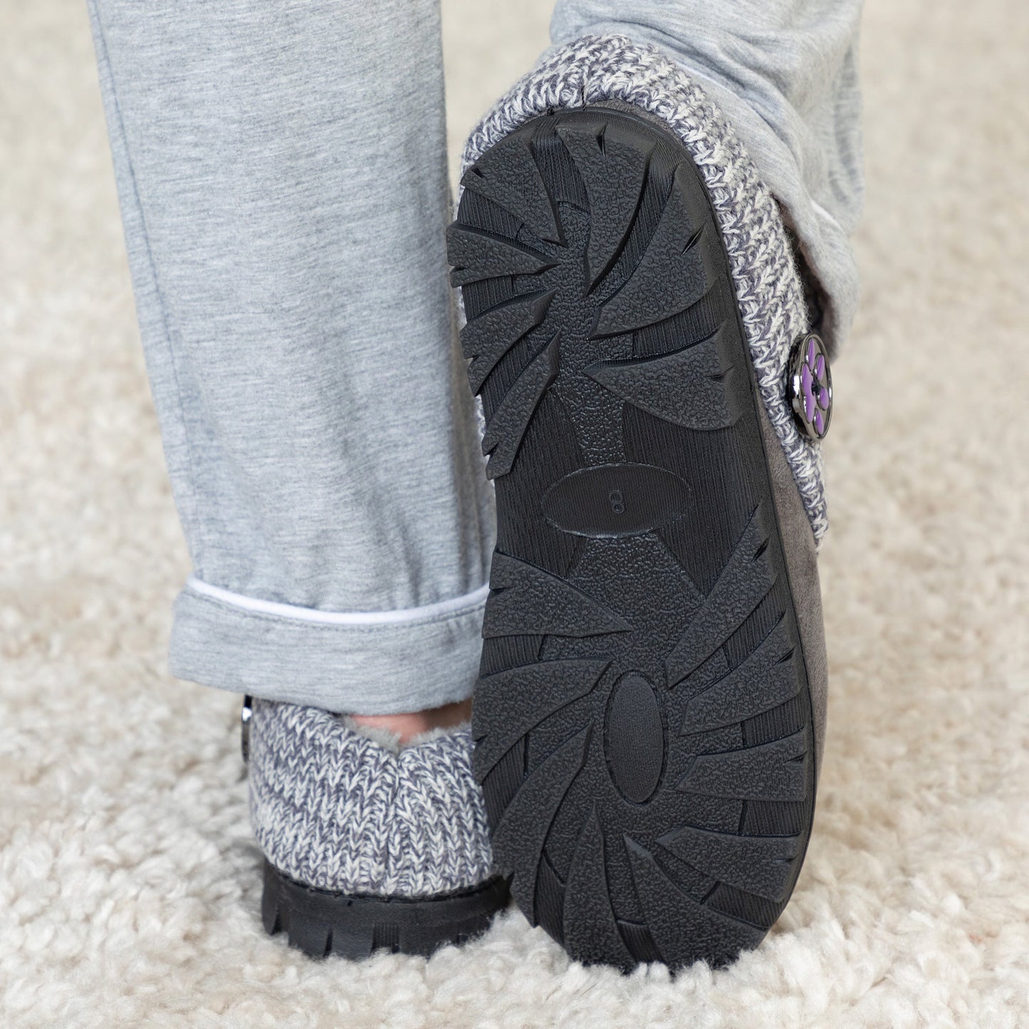 Purple Paw Comfy Clog Slipper Shoes