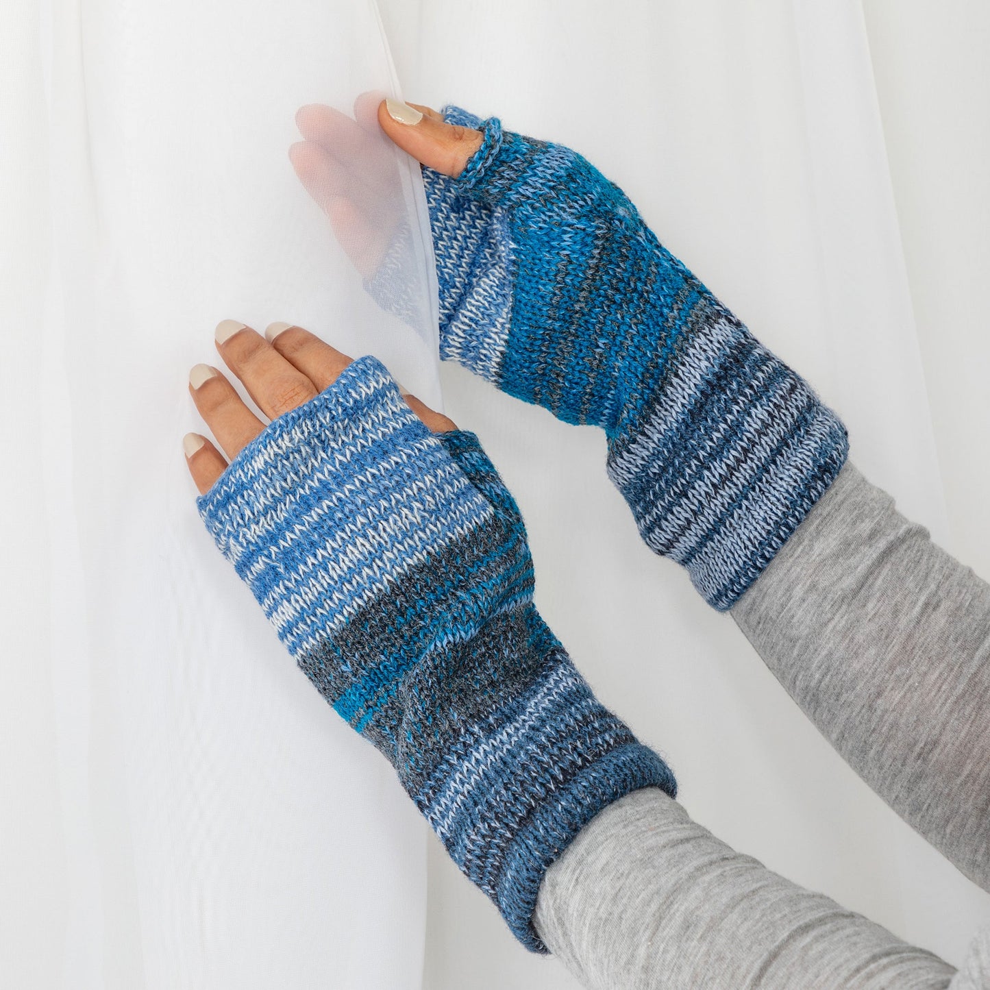 Alpaca Fingerless Mittens | Handmade, Fair Trade, 100% Alpaca Fiber