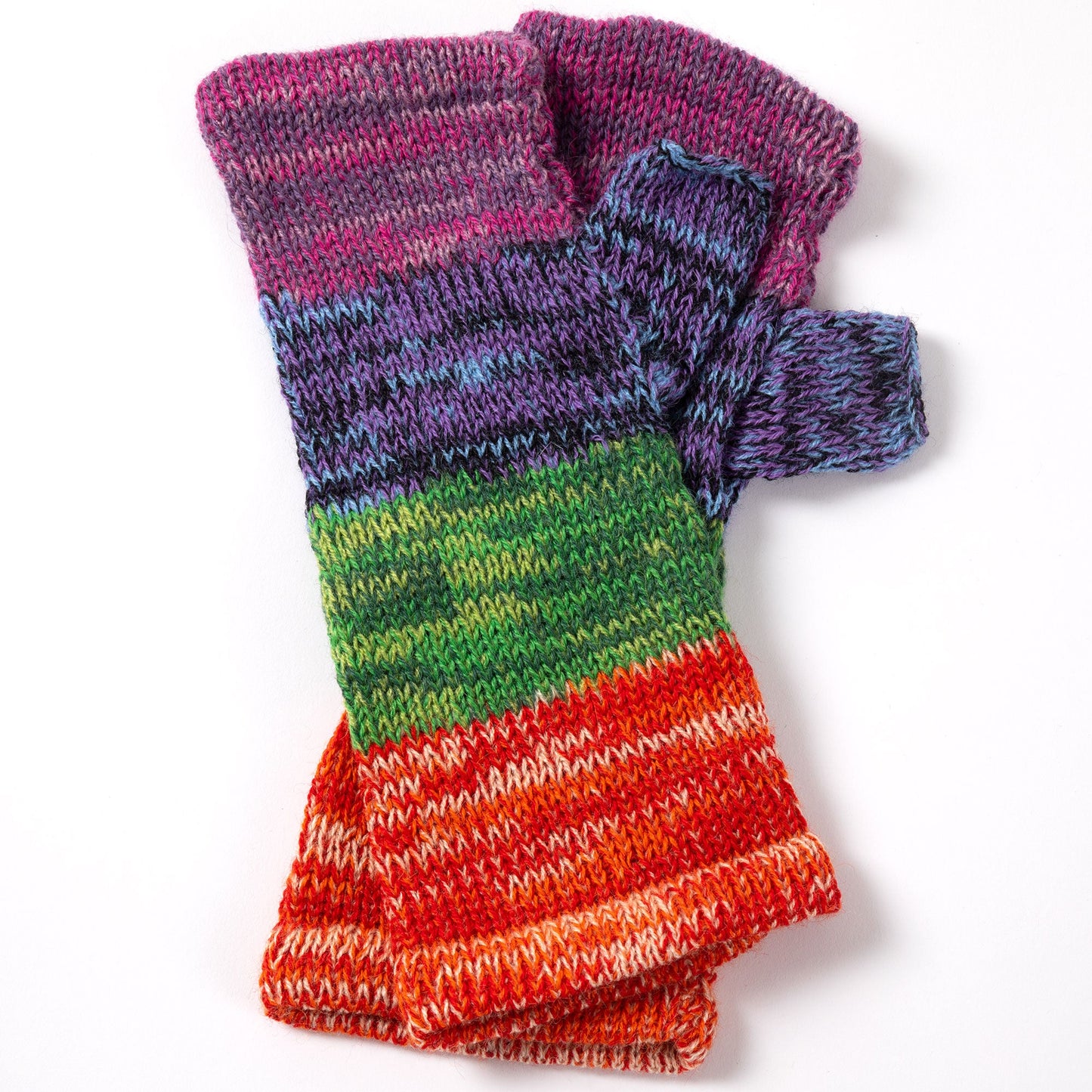 Alpaca Fingerless Mittens | Handmade, Fair Trade, 100% Alpaca Fiber