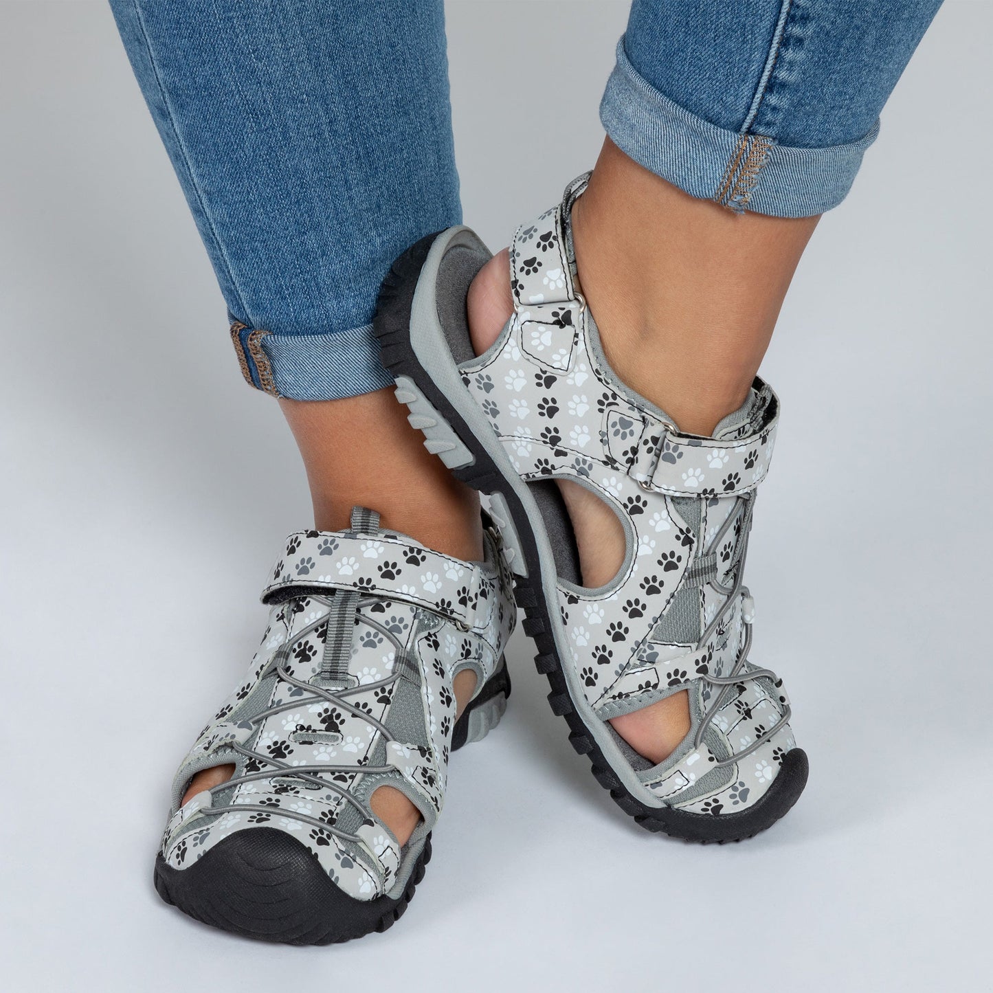 Walking Paws Adjustable Closed Toe Sport Sandals