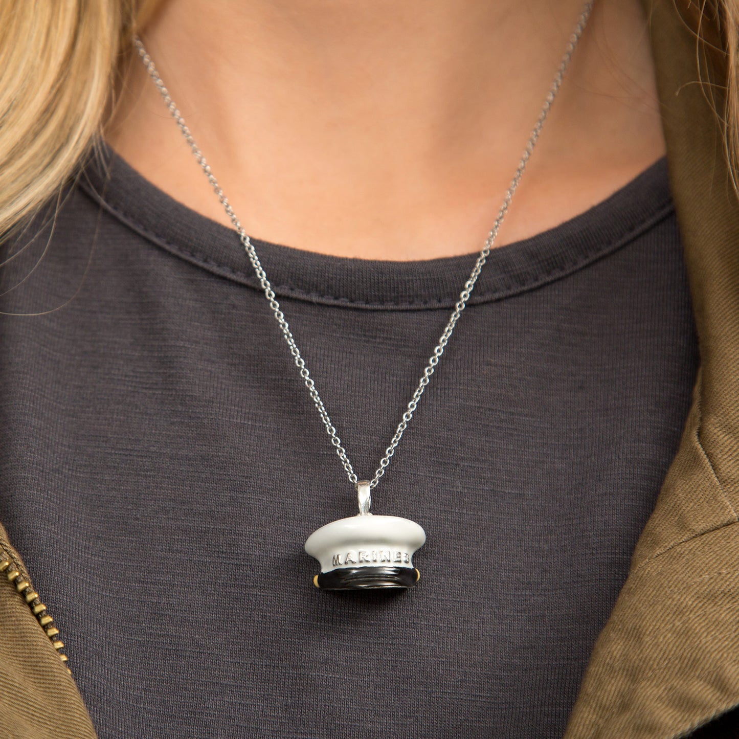 Military Hat Necklace