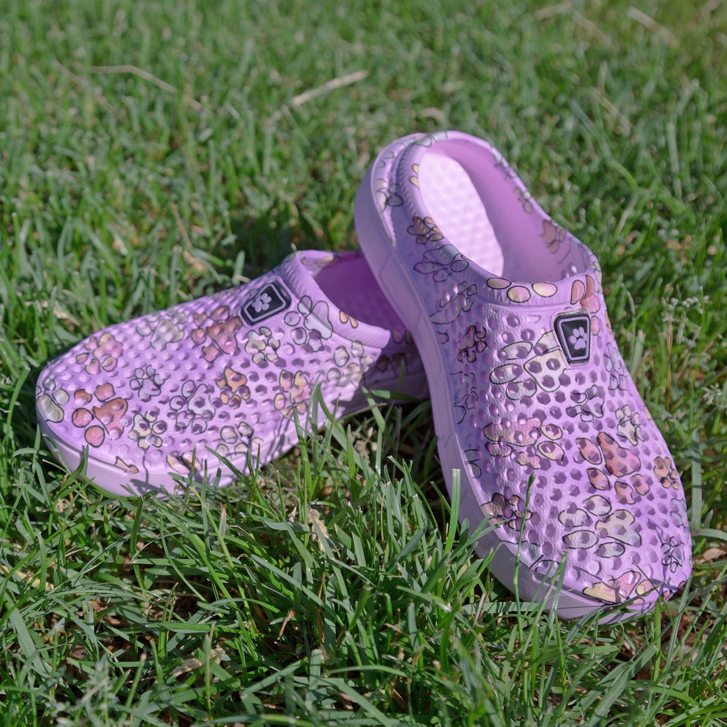 Rainbow Paw Slip-On Clogs