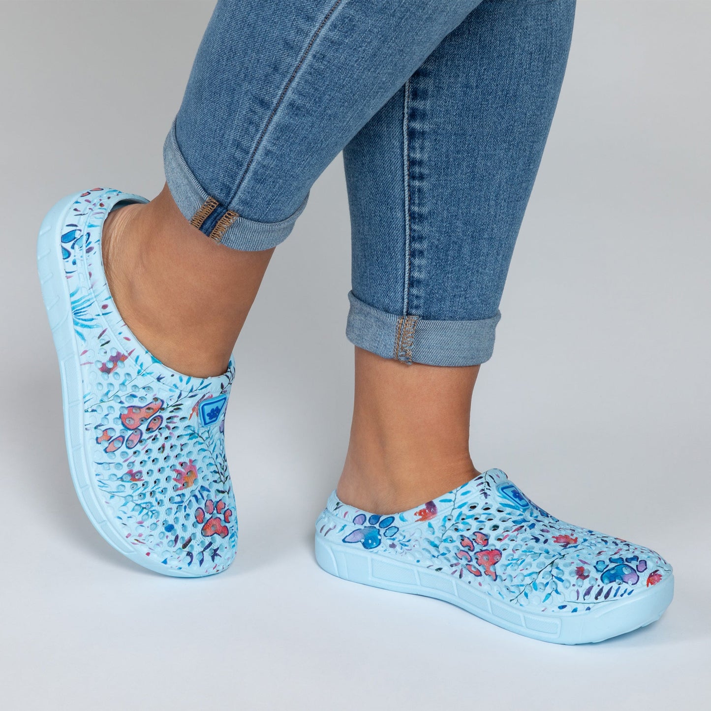 Rainbow Paw Slip-On Clogs