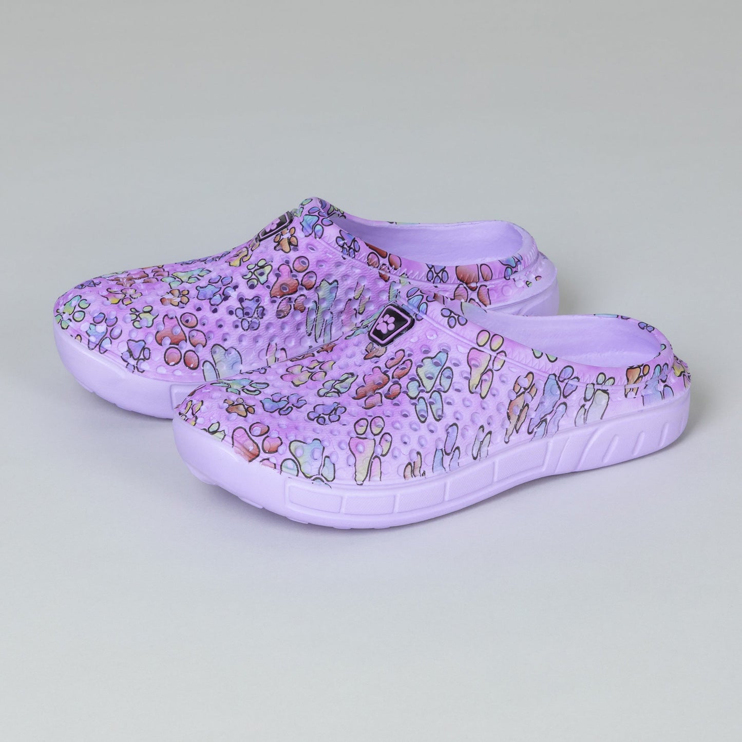 Rainbow Paw Slip-On Clogs