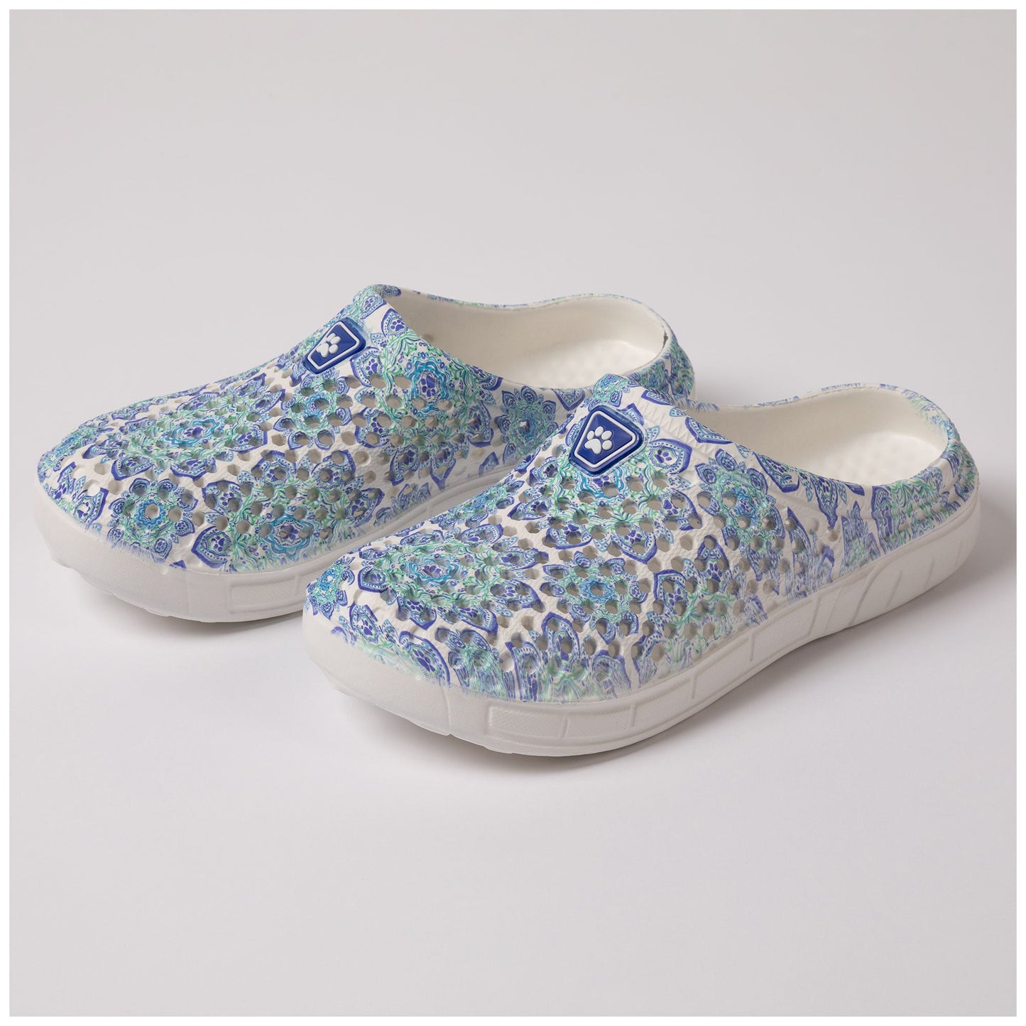 Rainbow Paw Slip-On Clogs