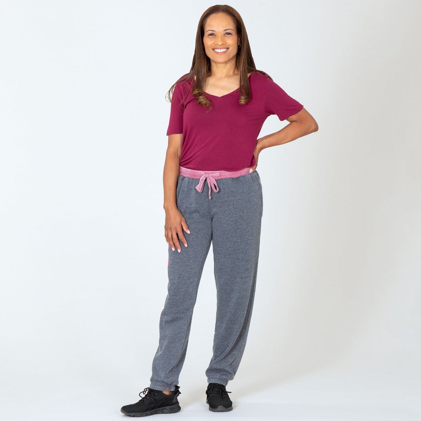 Walking Paws Burnout Sweatpants with Pockets