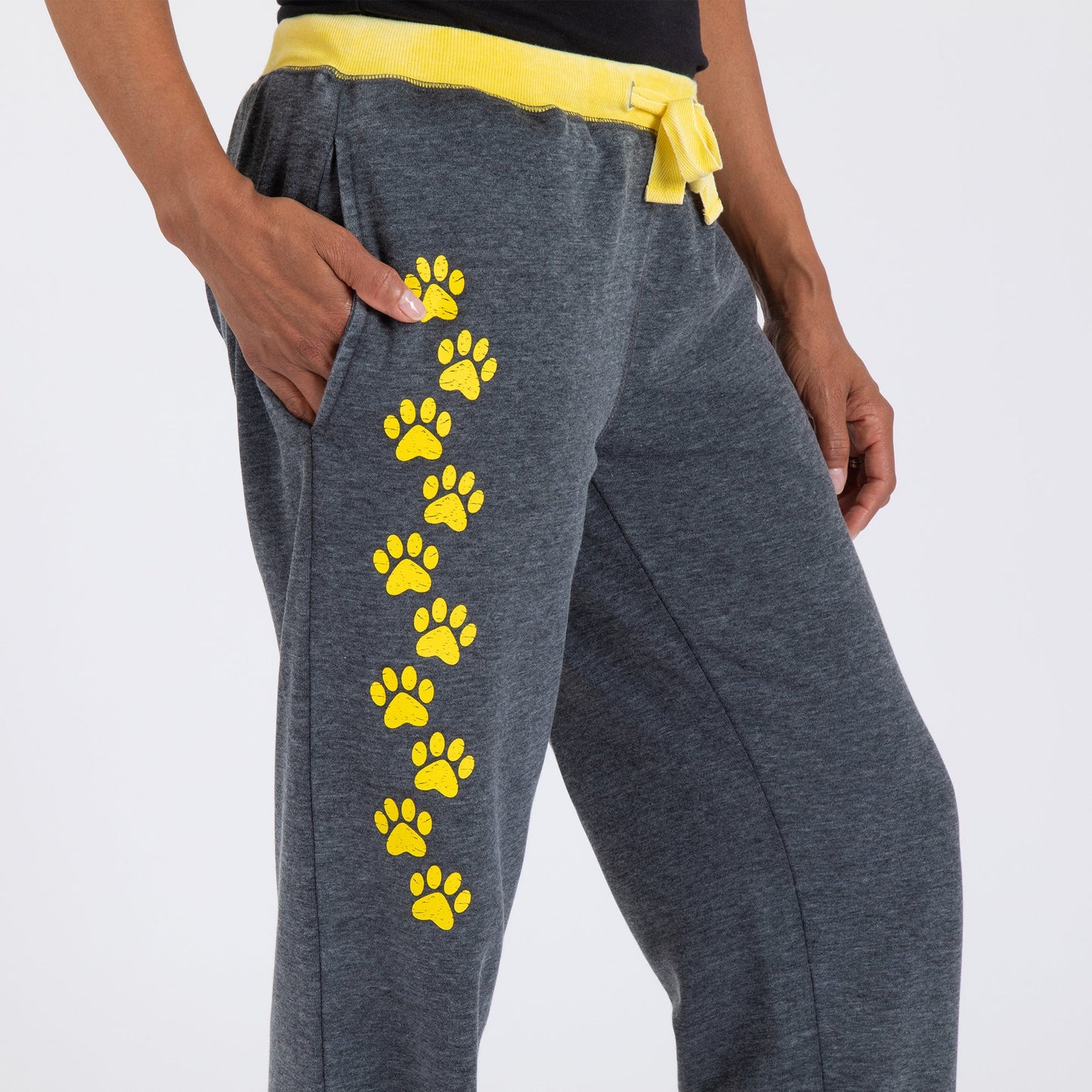 Walking Paws Burnout Sweatpants with Pockets
