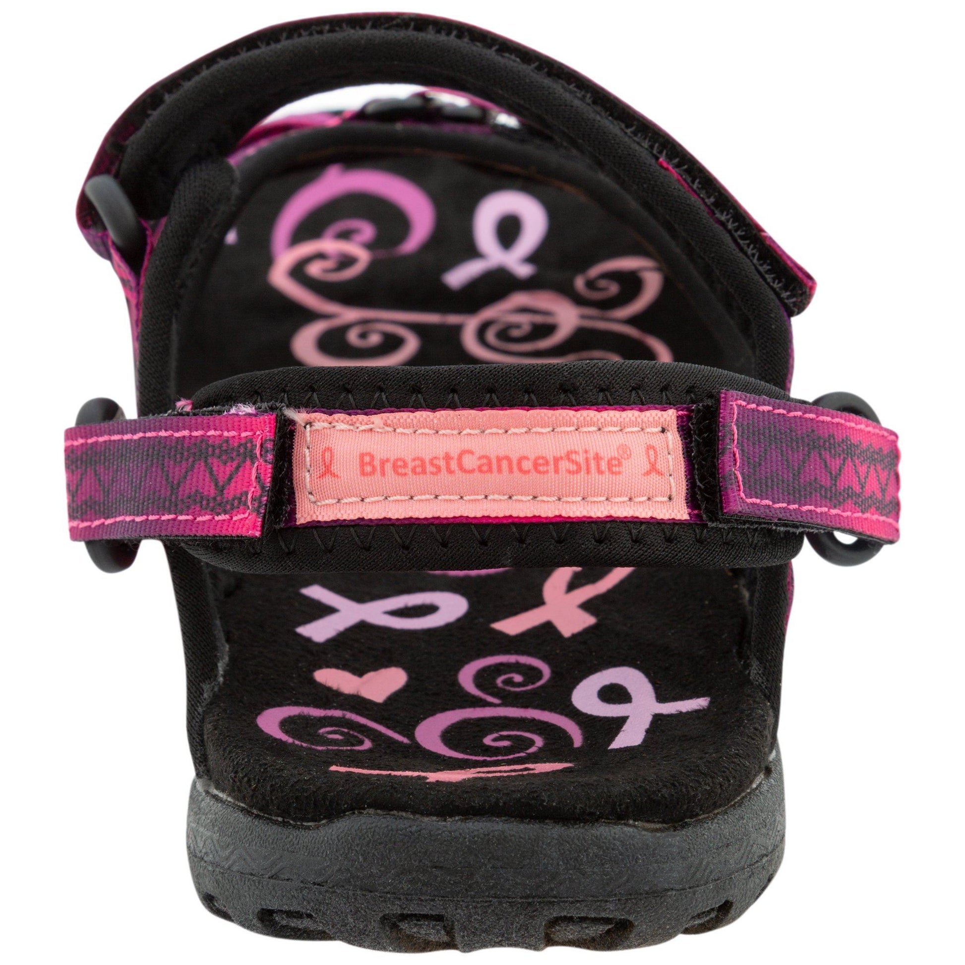 Ultralite™ Pink Ribbon Strappy Sport Sandals