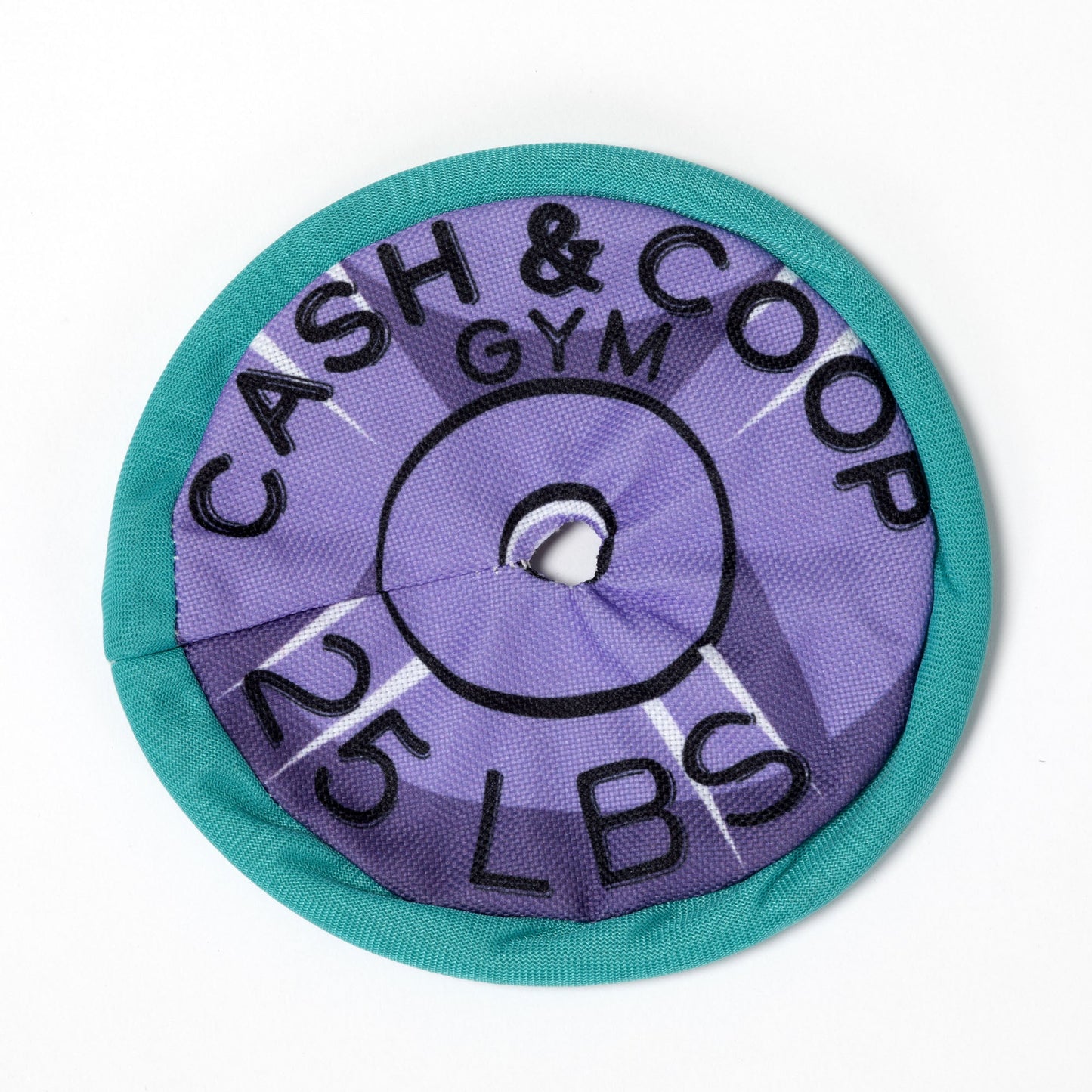 Cash & Coop Weight Plate Frisbee Dog Toy