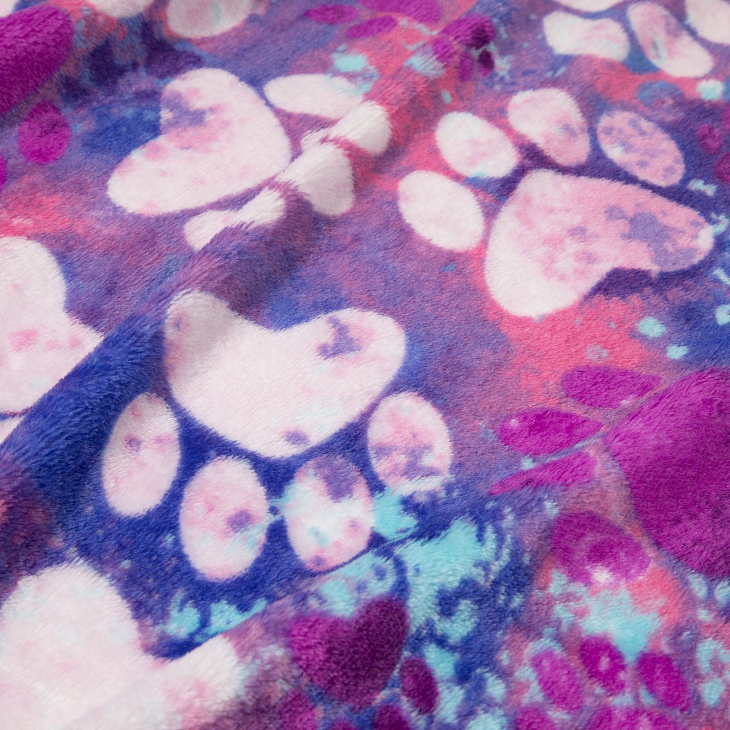 Super Cozy™ Paw Print Travel Blanket