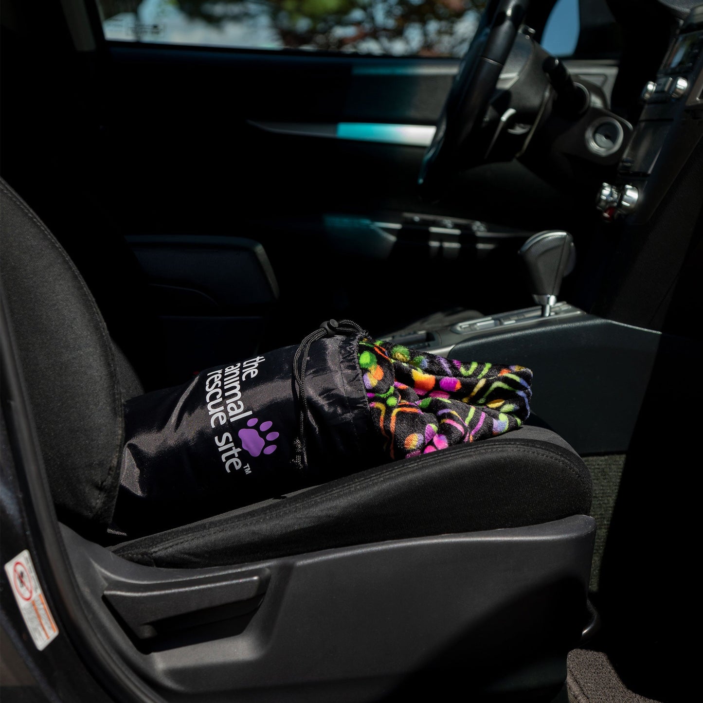 Super Cozy™ Paw Print Travel Blanket