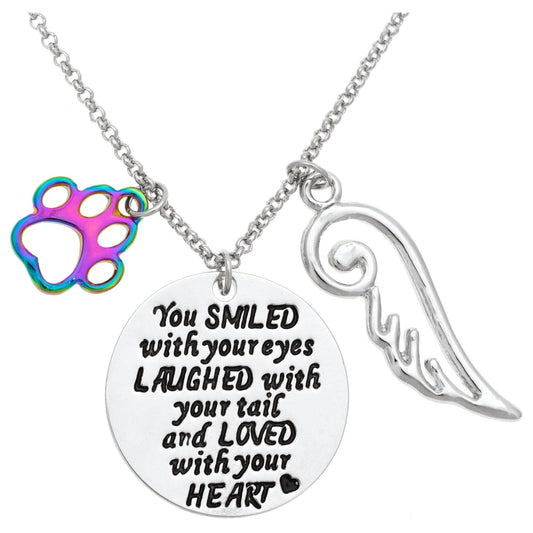 Loved With Your Heart Paw Print Jewelry