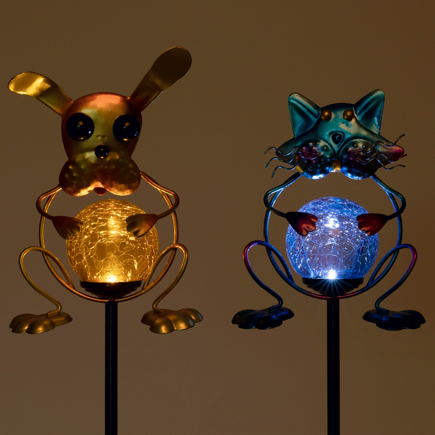 Colorful Pet Solar Garden Stake