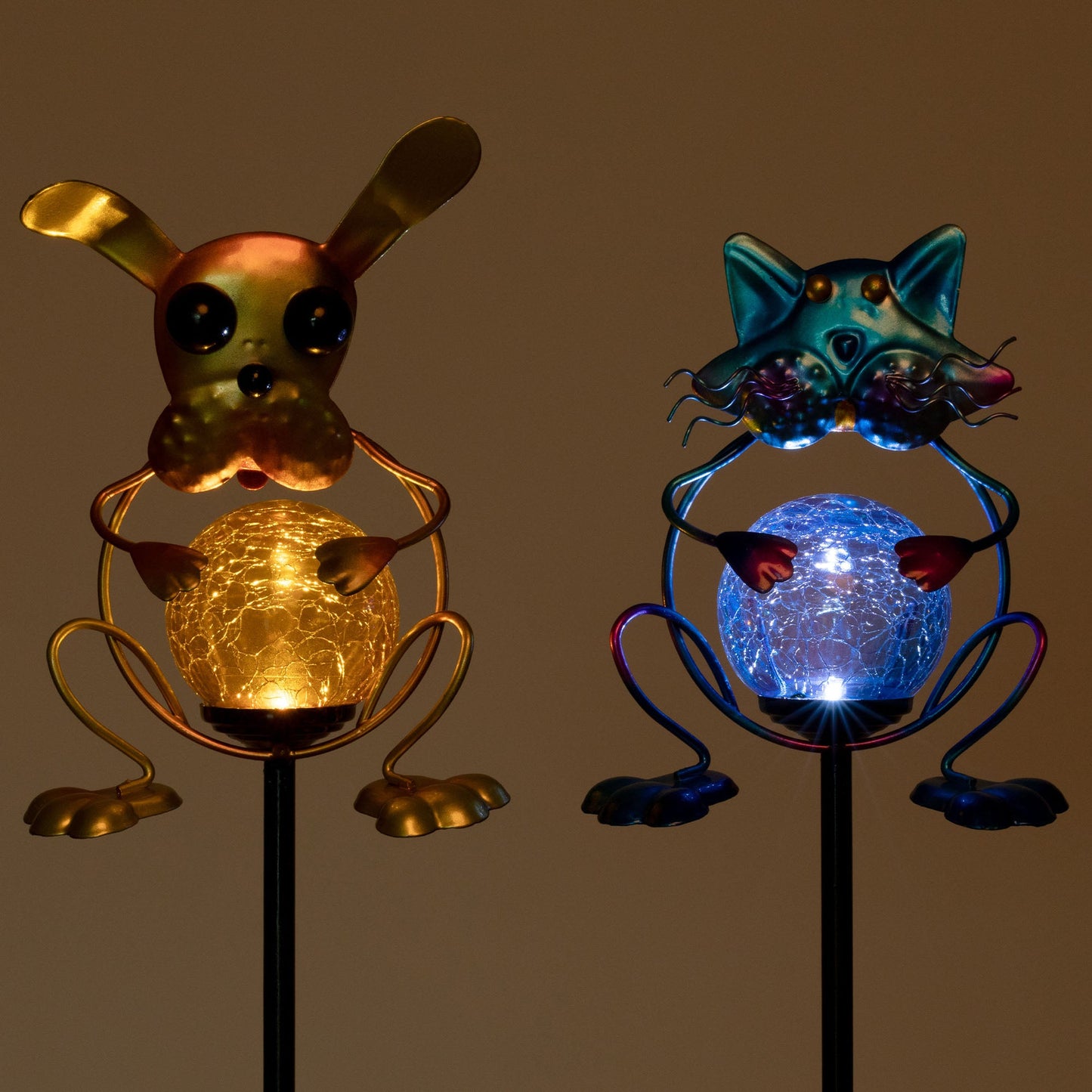 Colorful Pet Solar Garden Stake