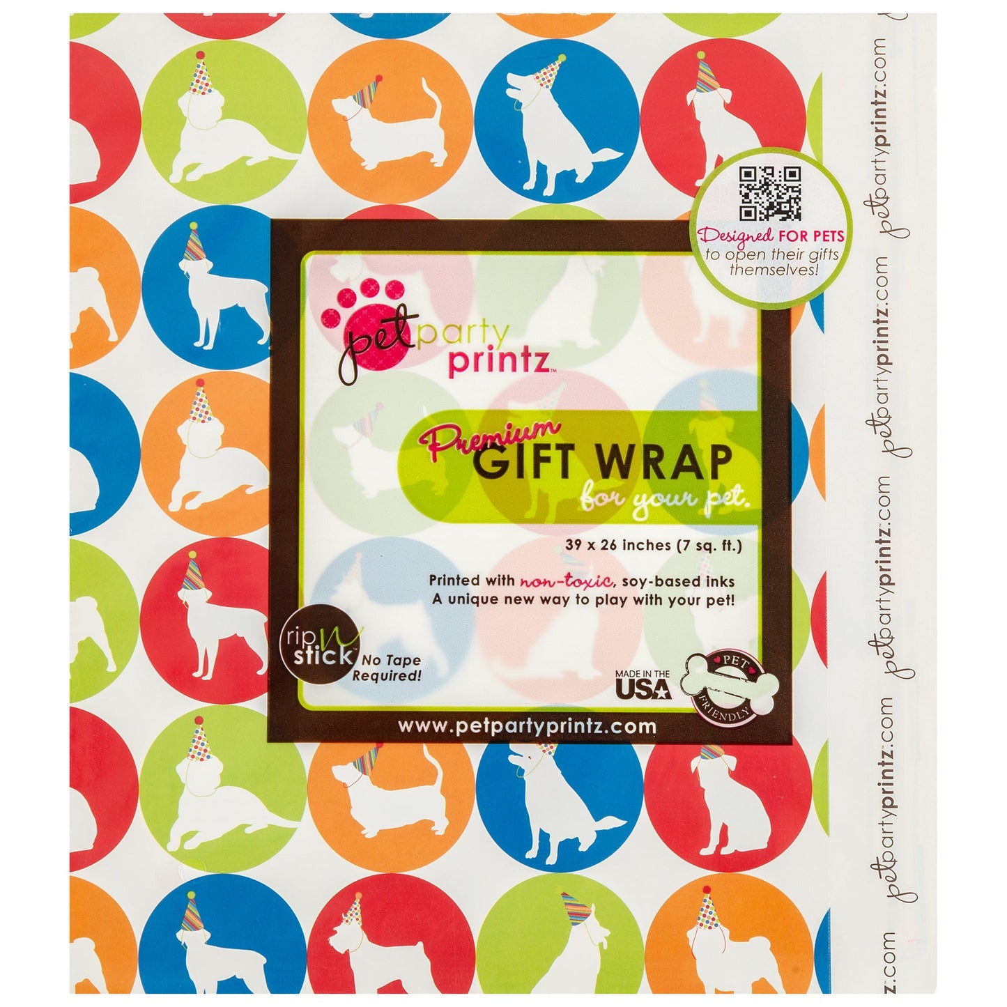 Pet Party Printz™ Birthday Gift Wrap