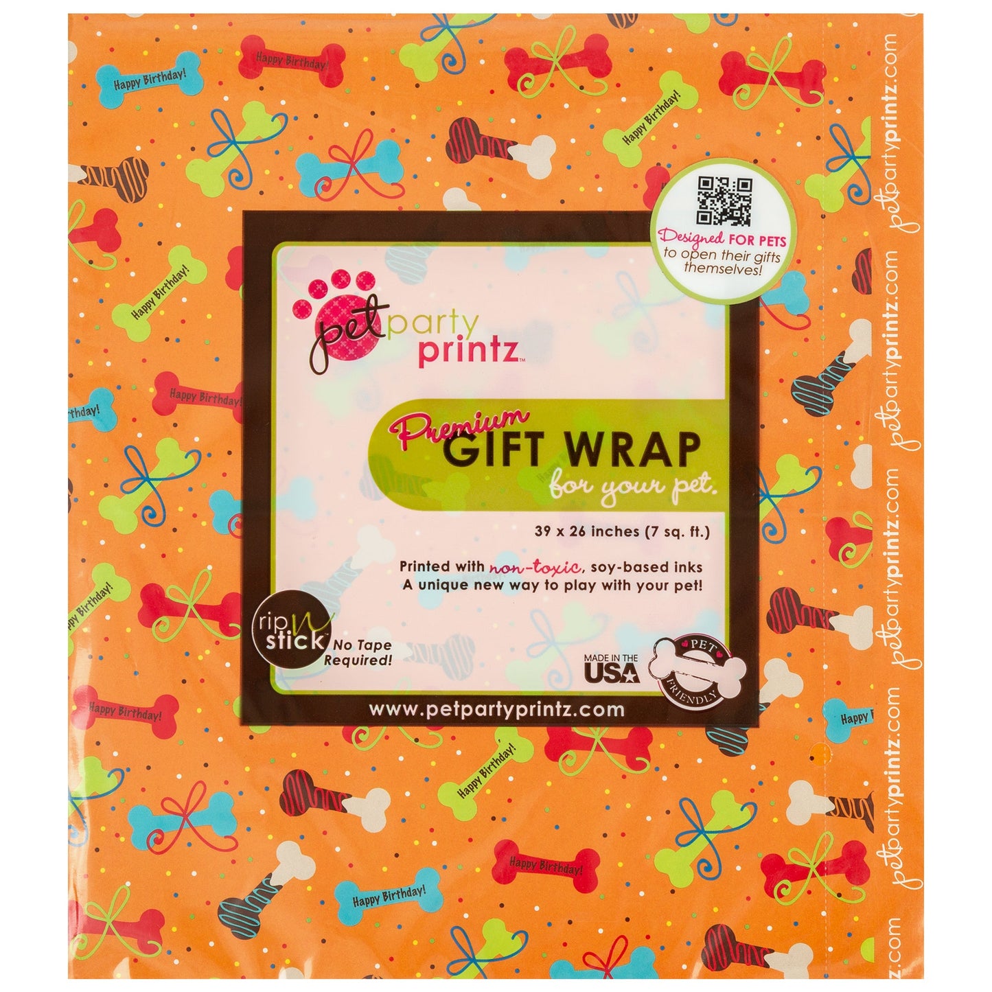 Pet Party Printz™ Birthday Gift Wrap