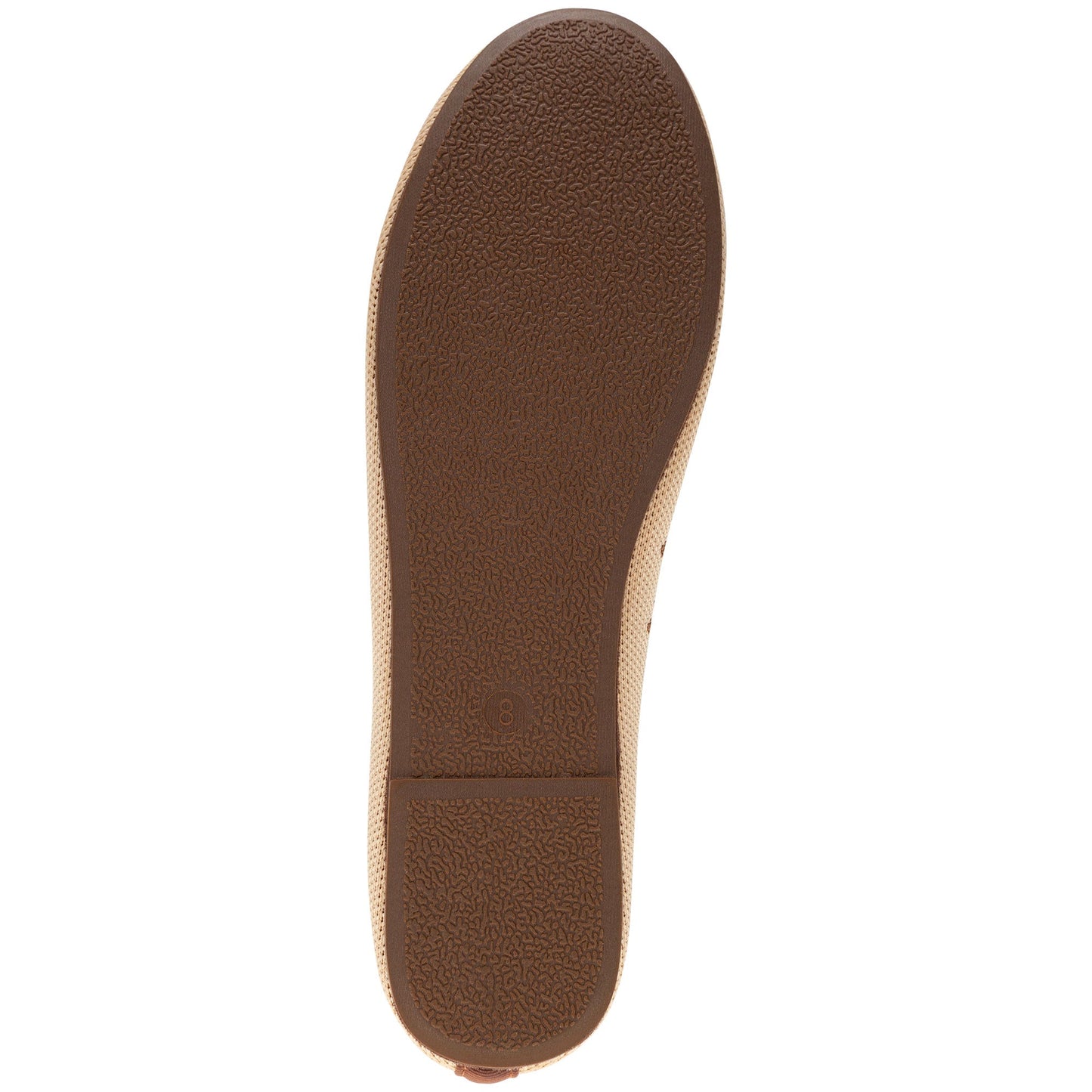 Woven Paw Print Ballet Flats