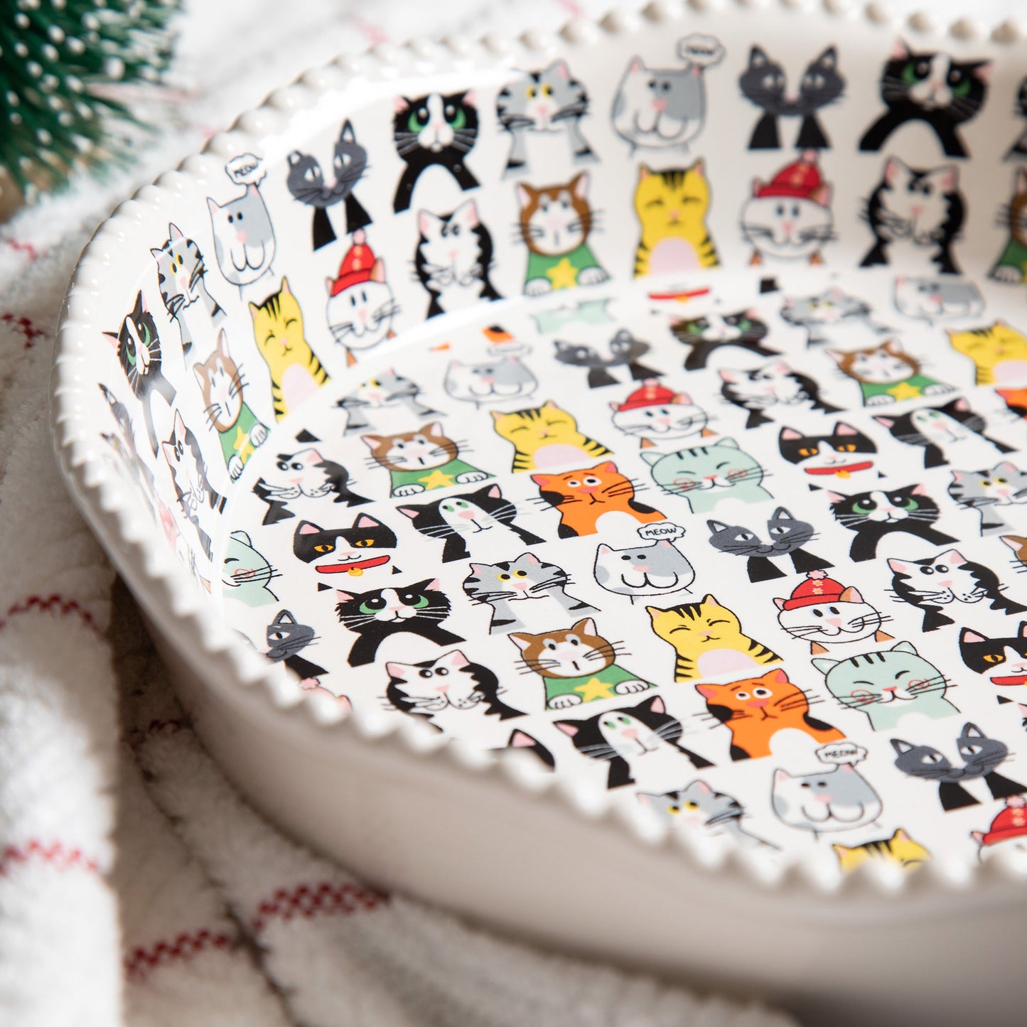 Made With Love Ceramic Pie Plate