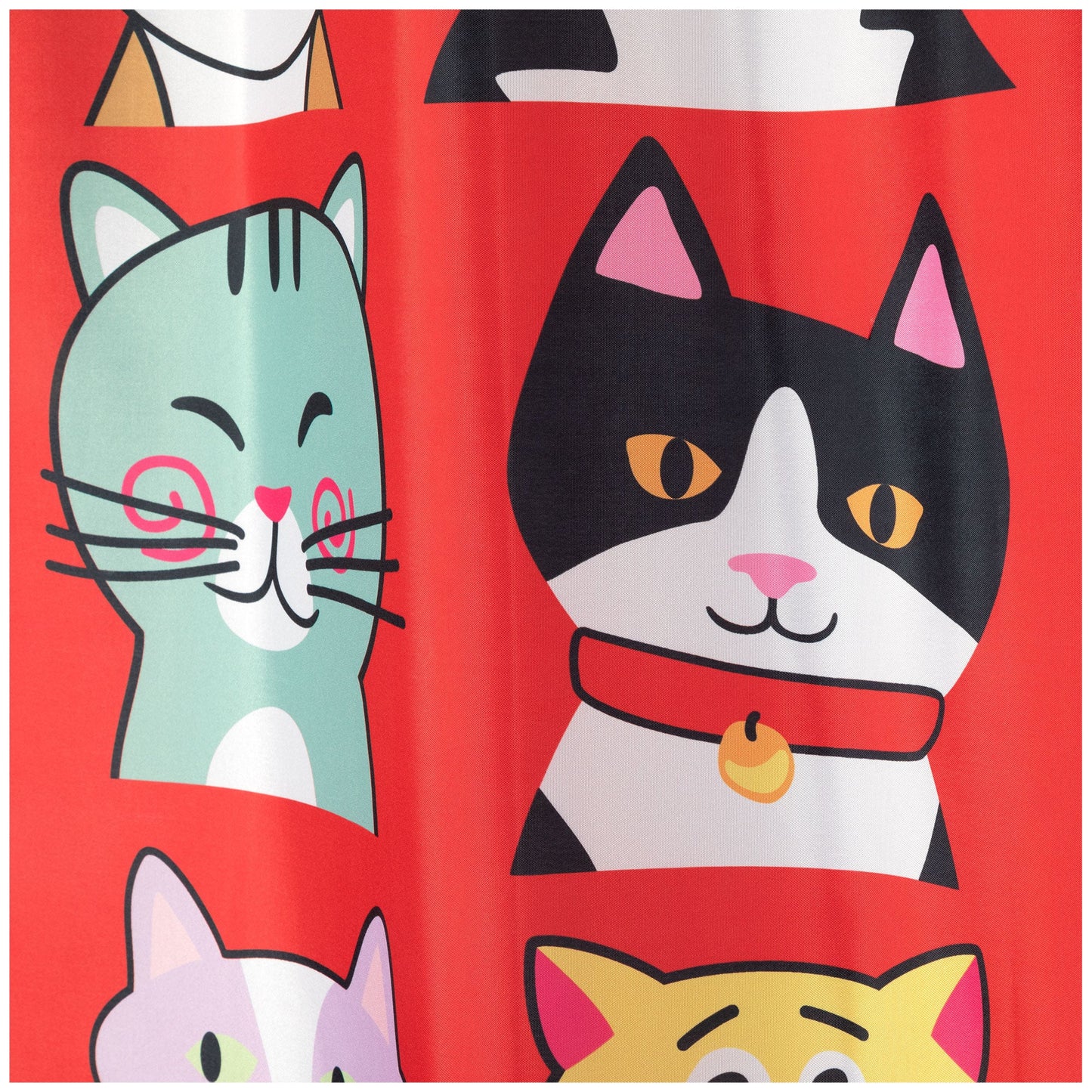 Pawsitively Pretty Shower Curtain with 12 Hooks