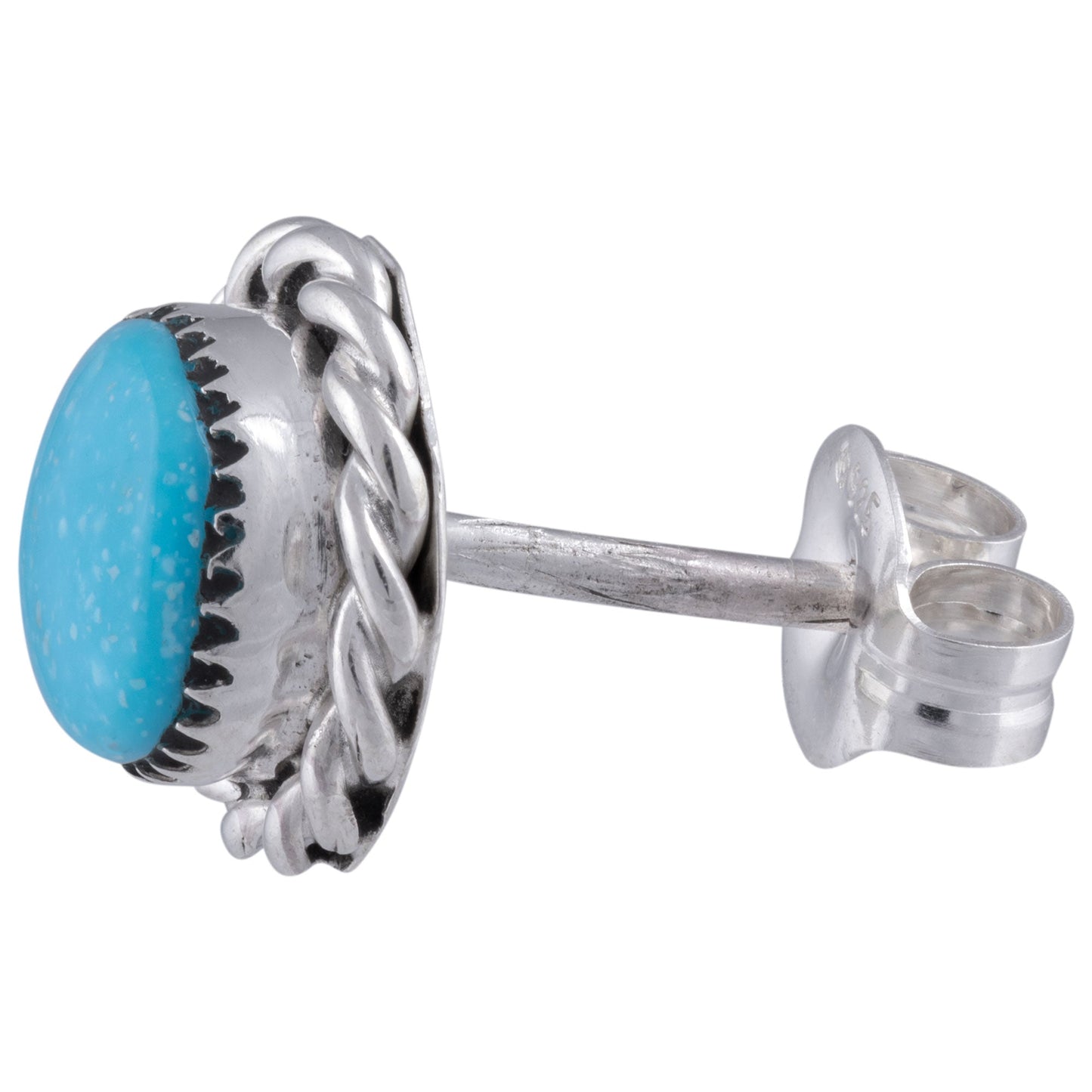 Sterling Zuni Twisted Post Earrings