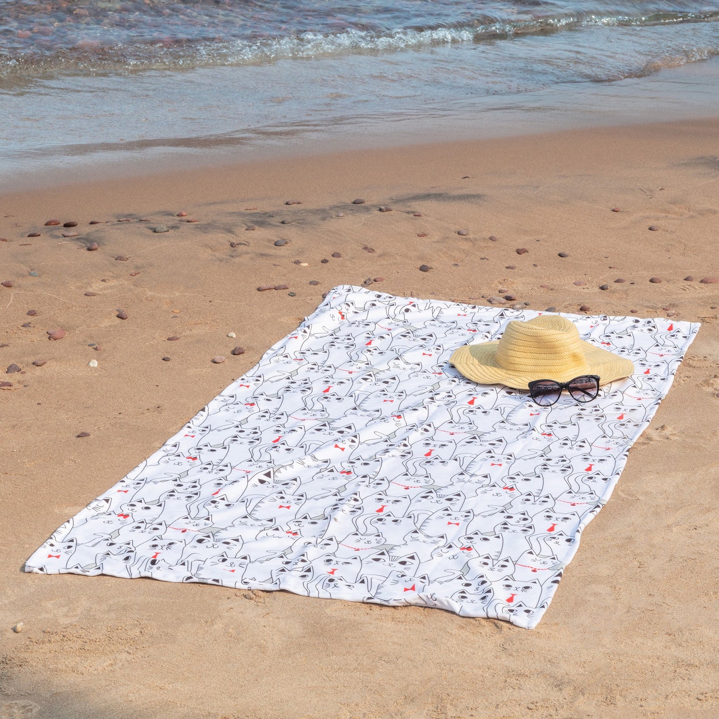 Paw Print Oversized Beach Towel
