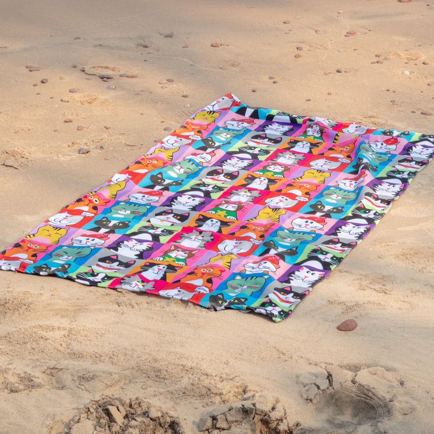 Paw Print Oversized Beach Towel