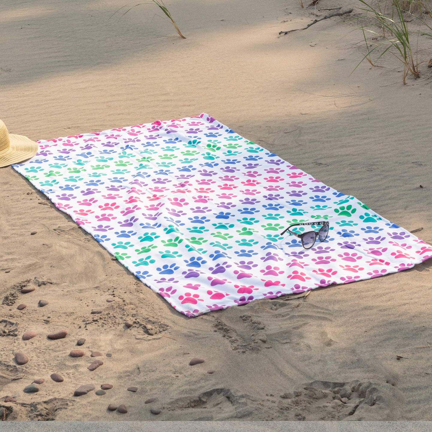 Paw Print Oversized Beach Towel