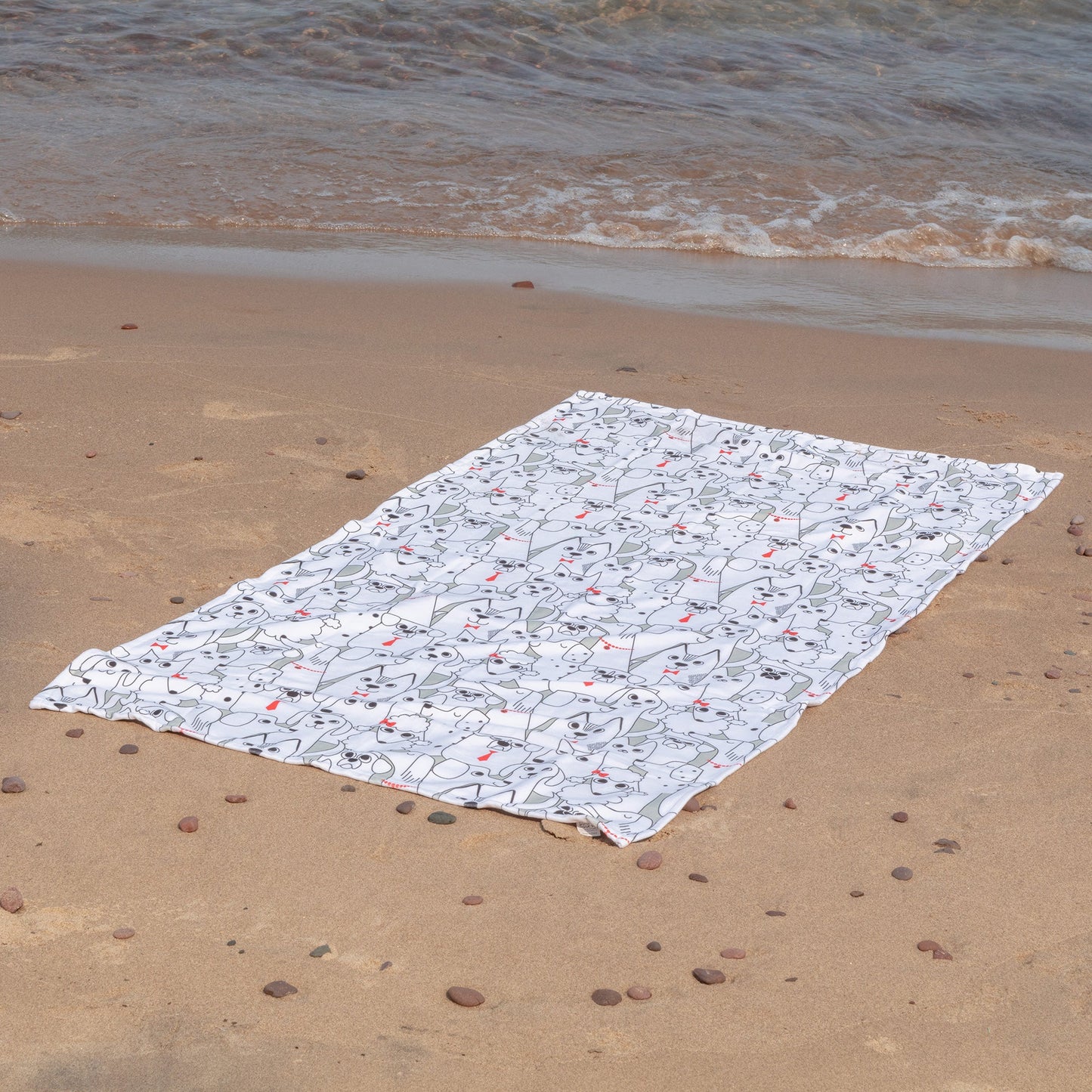 Paw Print Oversized Beach Towel