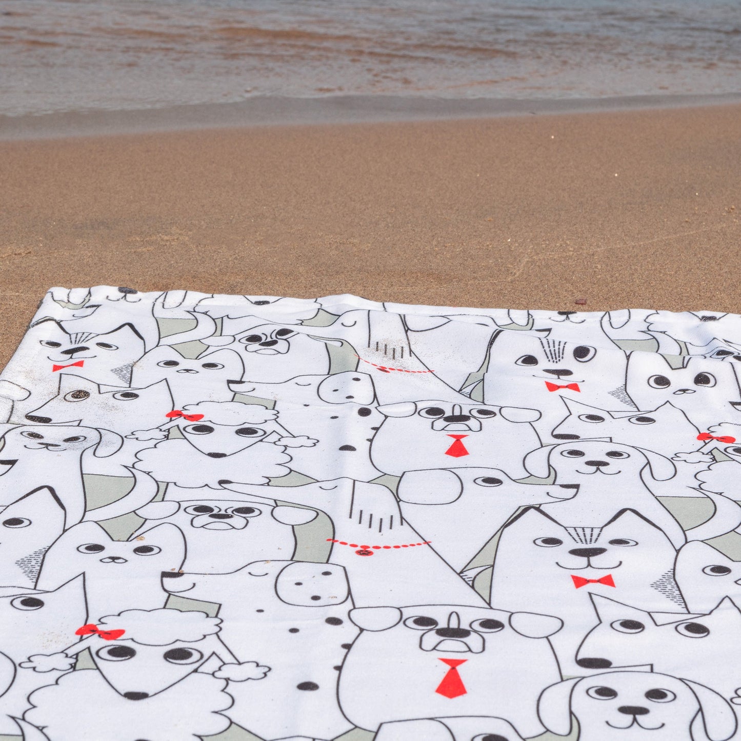 Paw Print Oversized Beach Towel