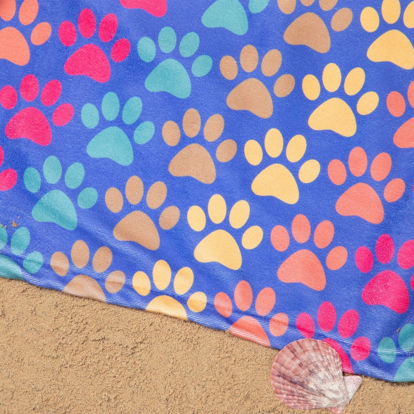 Paw Print Oversized Beach Towel