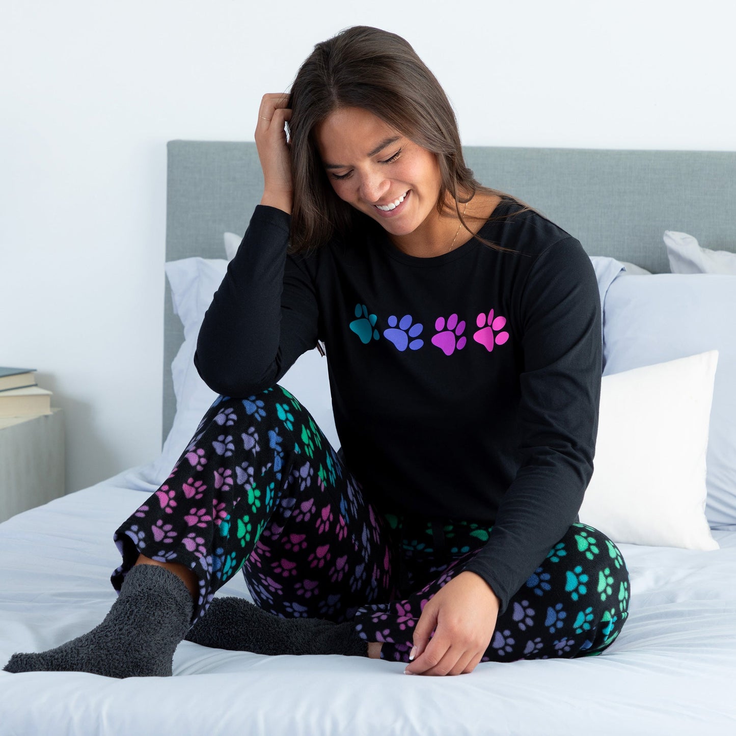 Rainbow Paws Pajama Set