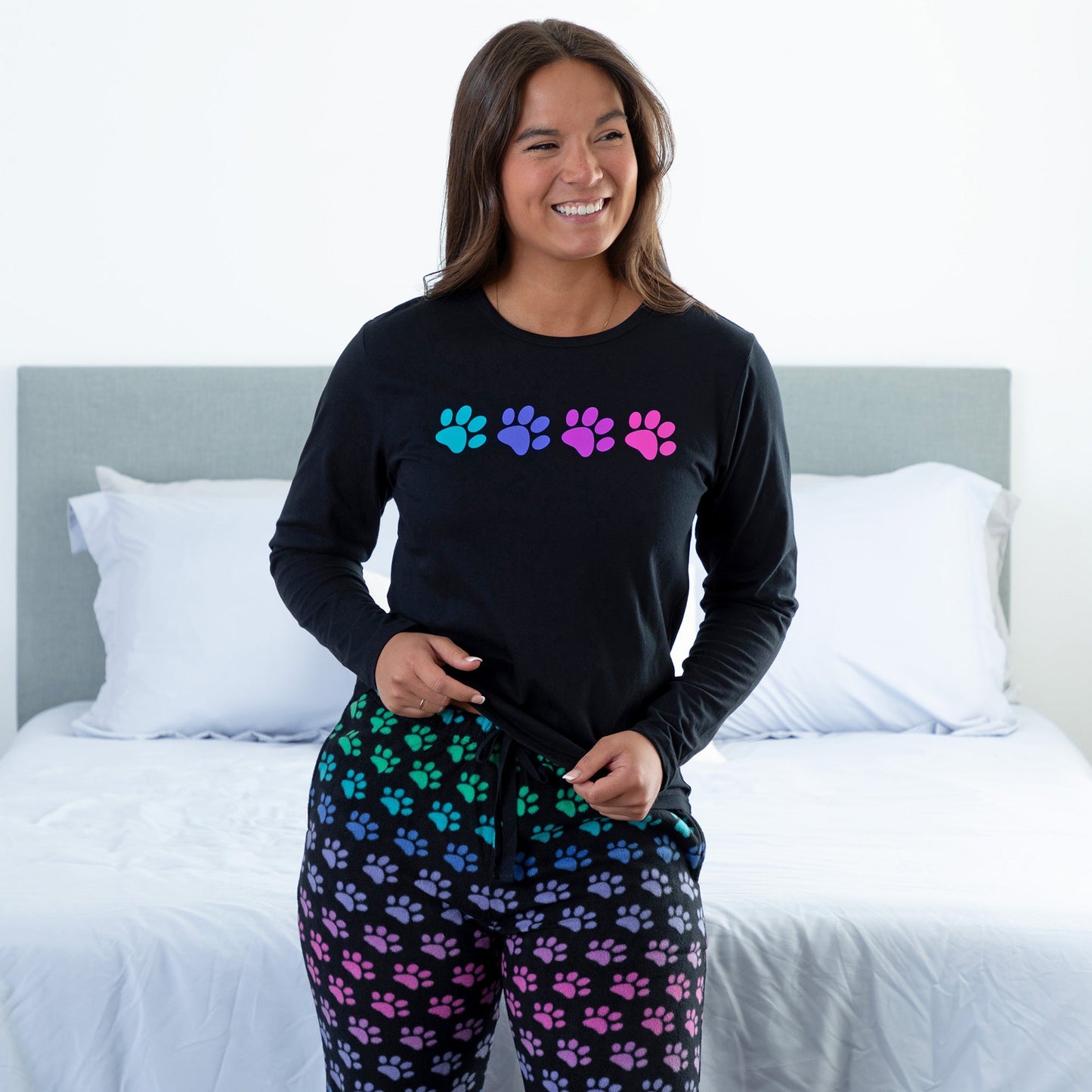 Rainbow Paws Pajama Set