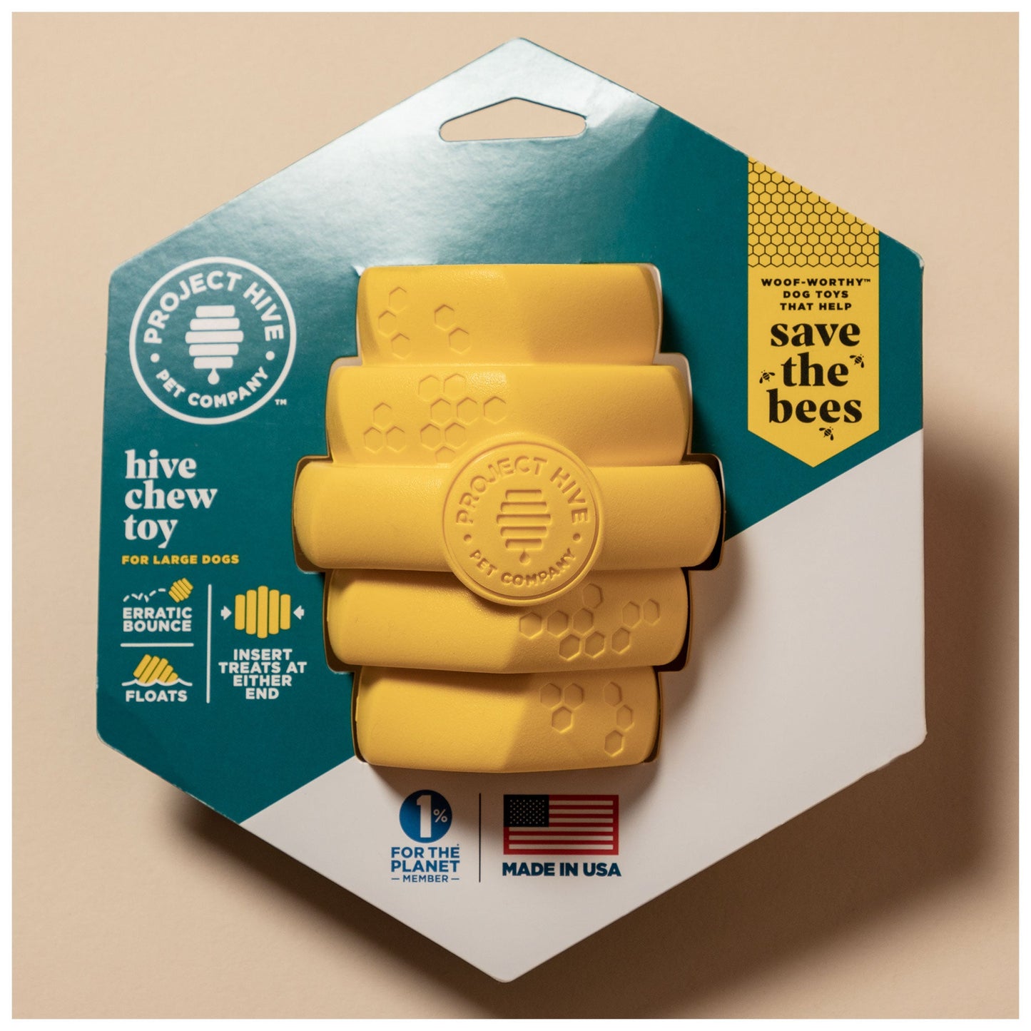 Project Hive™ Hive Dog Chew Toy