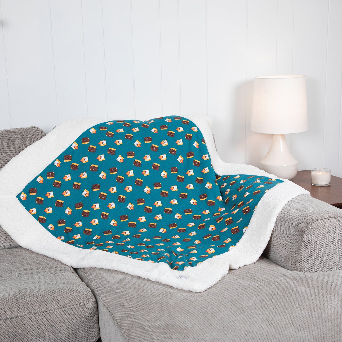 Cozy Fun Plush Sherpa Fleece Blanket - 45" x 50"