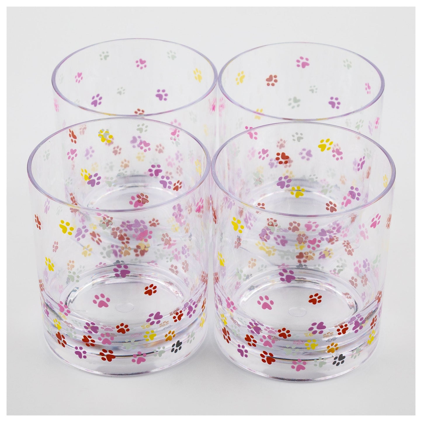 Tumbling Paws Outdoor Glasses - Set of 4